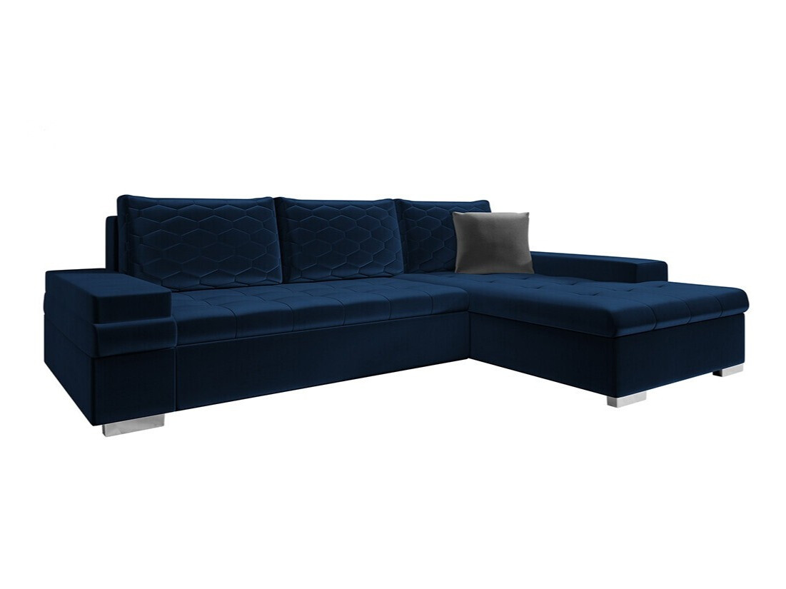 Corner sofa Comfivo Olivetum III (Magic Velvet 2216 + Magic Velvet 2216 + Magic Velvet 2217)