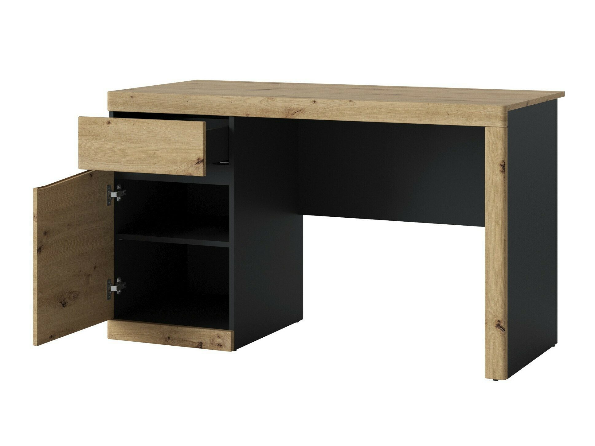 Home office set Venlori 130 (Anthracite + Artisan oak)