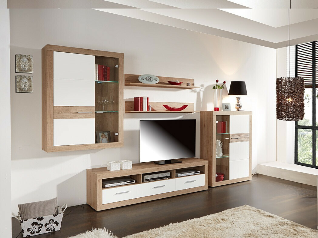 Living room set Romfera 116 (San Remo oak + White)