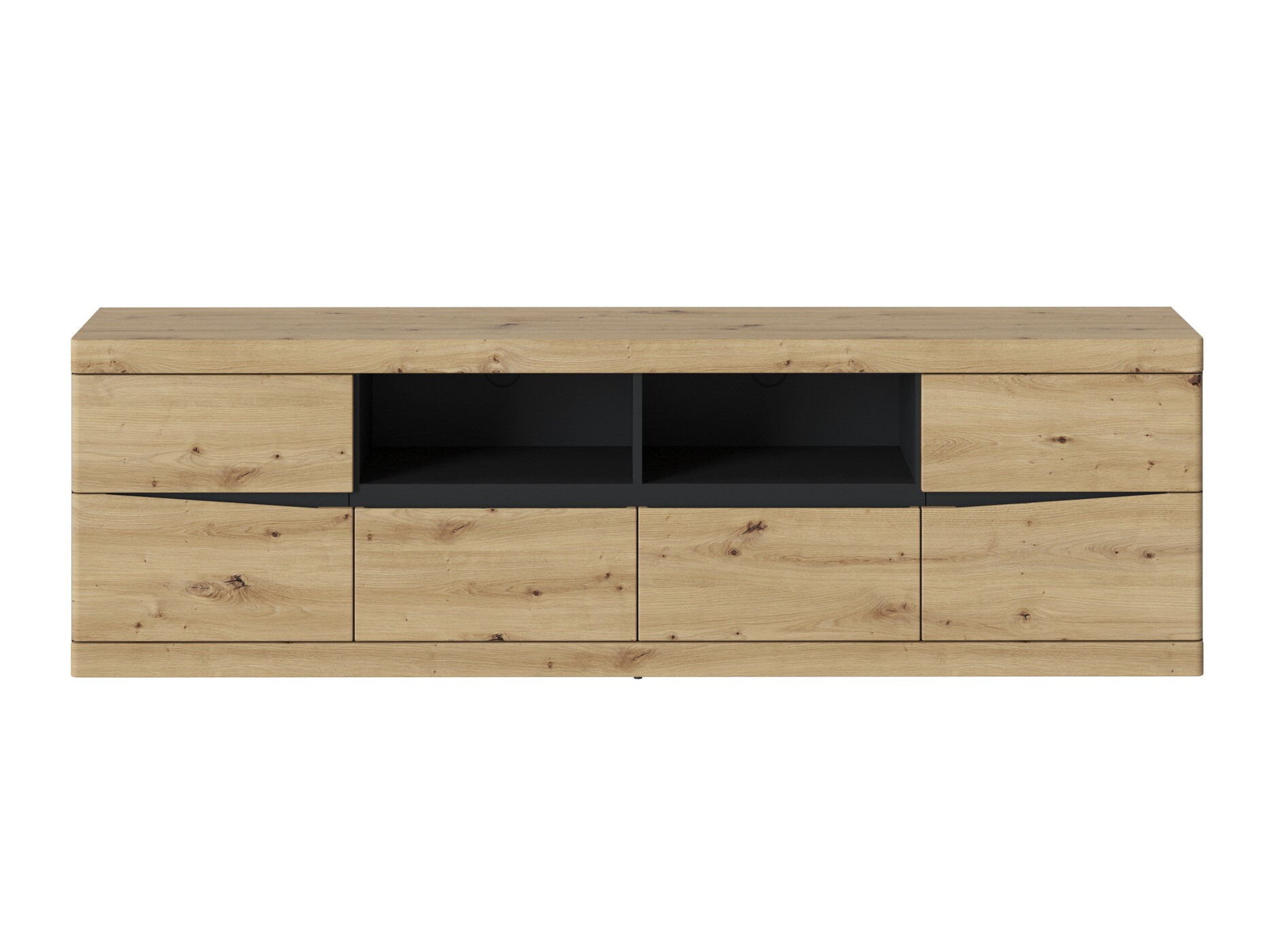 TV stand Venlori 122 (Anthracite + Artisan oak)