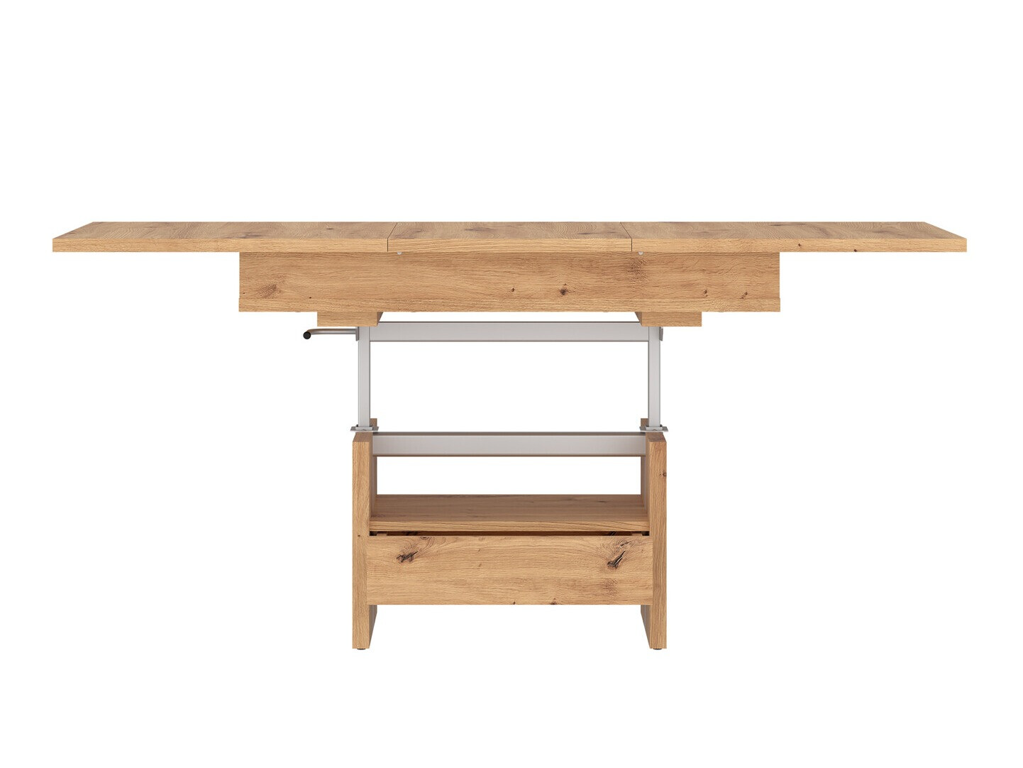 Transforming coffee table Ontario 120 (Artisan oak)
