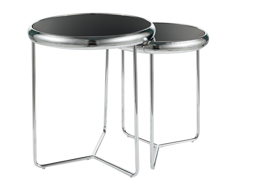 Nest of side tables Detroit 477 (Silver)