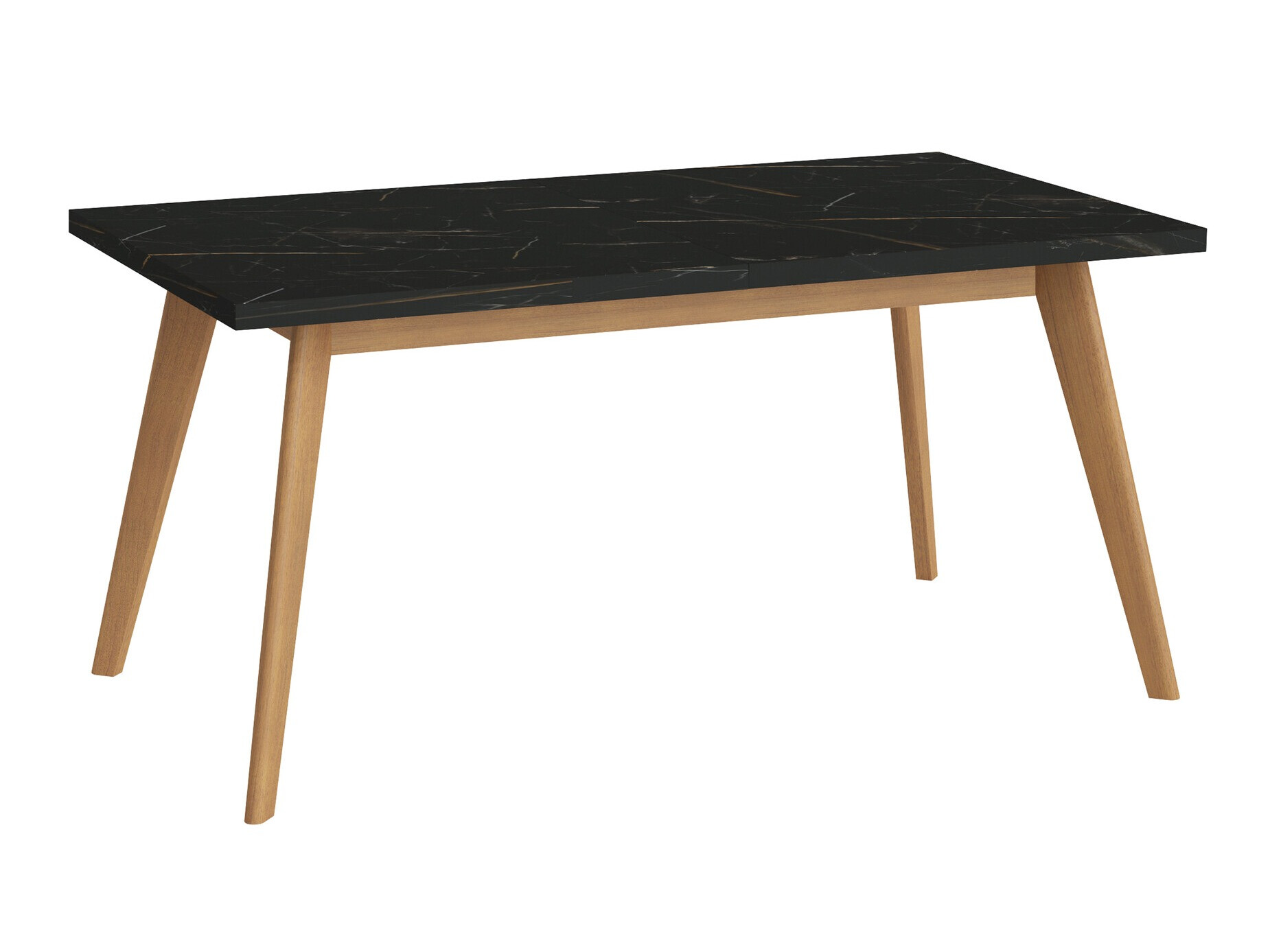 Table Ontario 126 (Oak + Black marble)