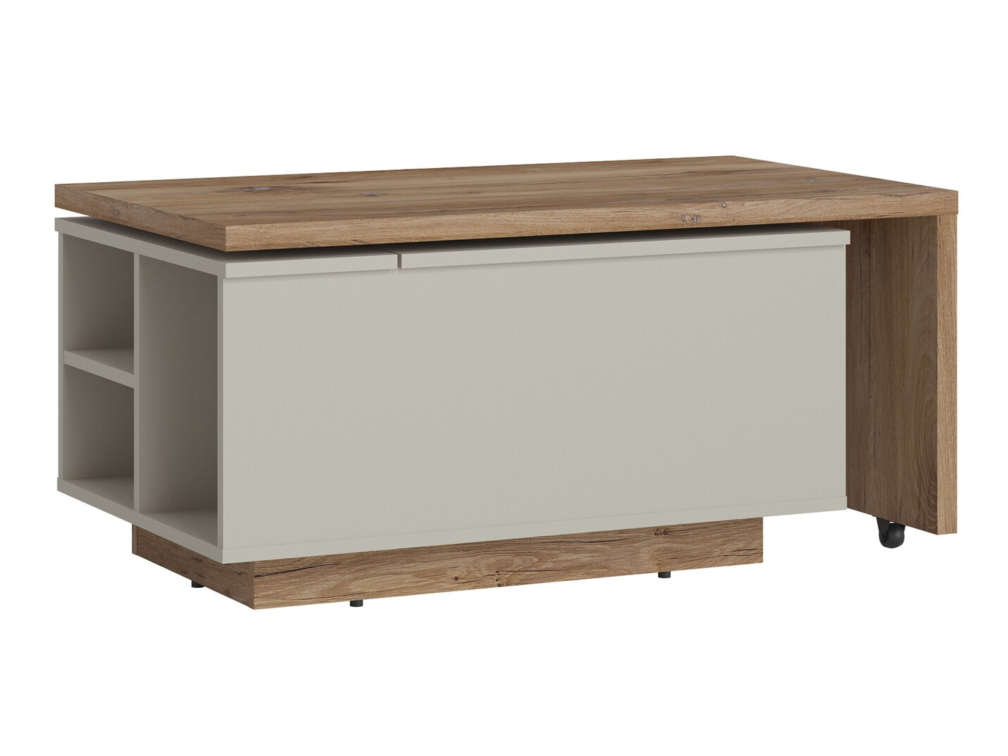 Coffee table transformer Ontario 133 (Grey + Dark oak)