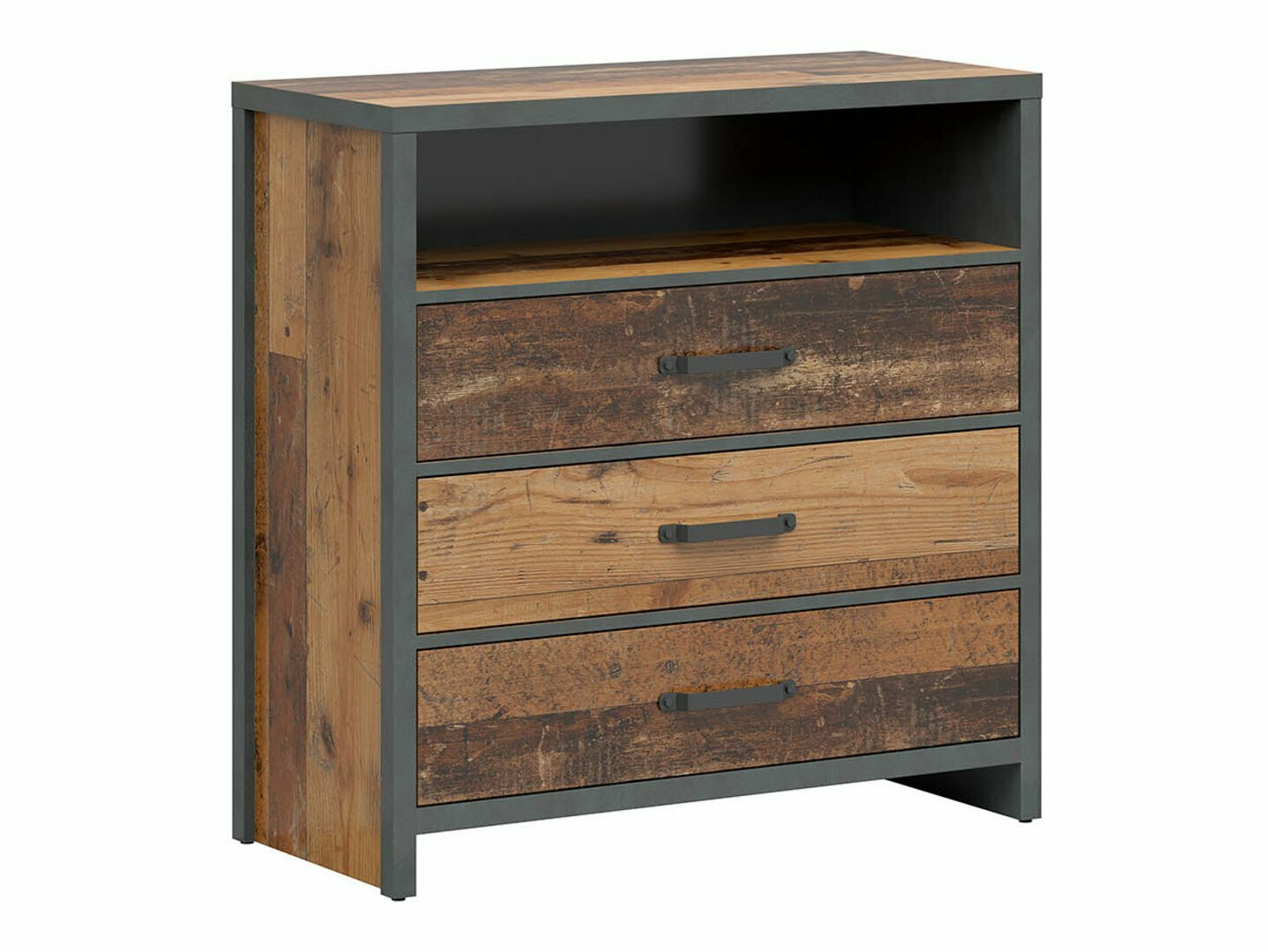 Chest of drawers Belsera 102 (Brown + Matera grey)