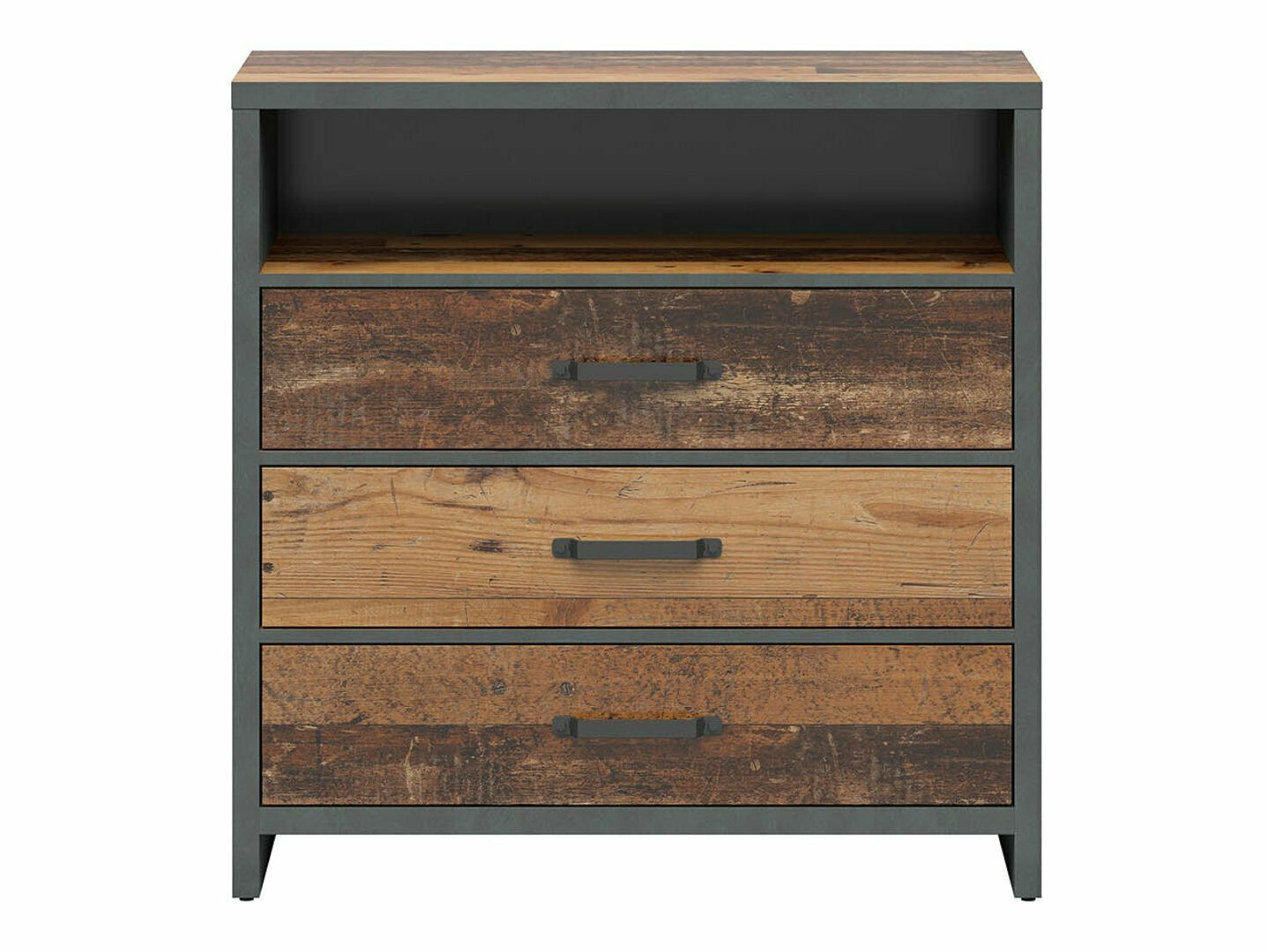 Chest of drawers Belsera 102 (Brown + Matera grey)