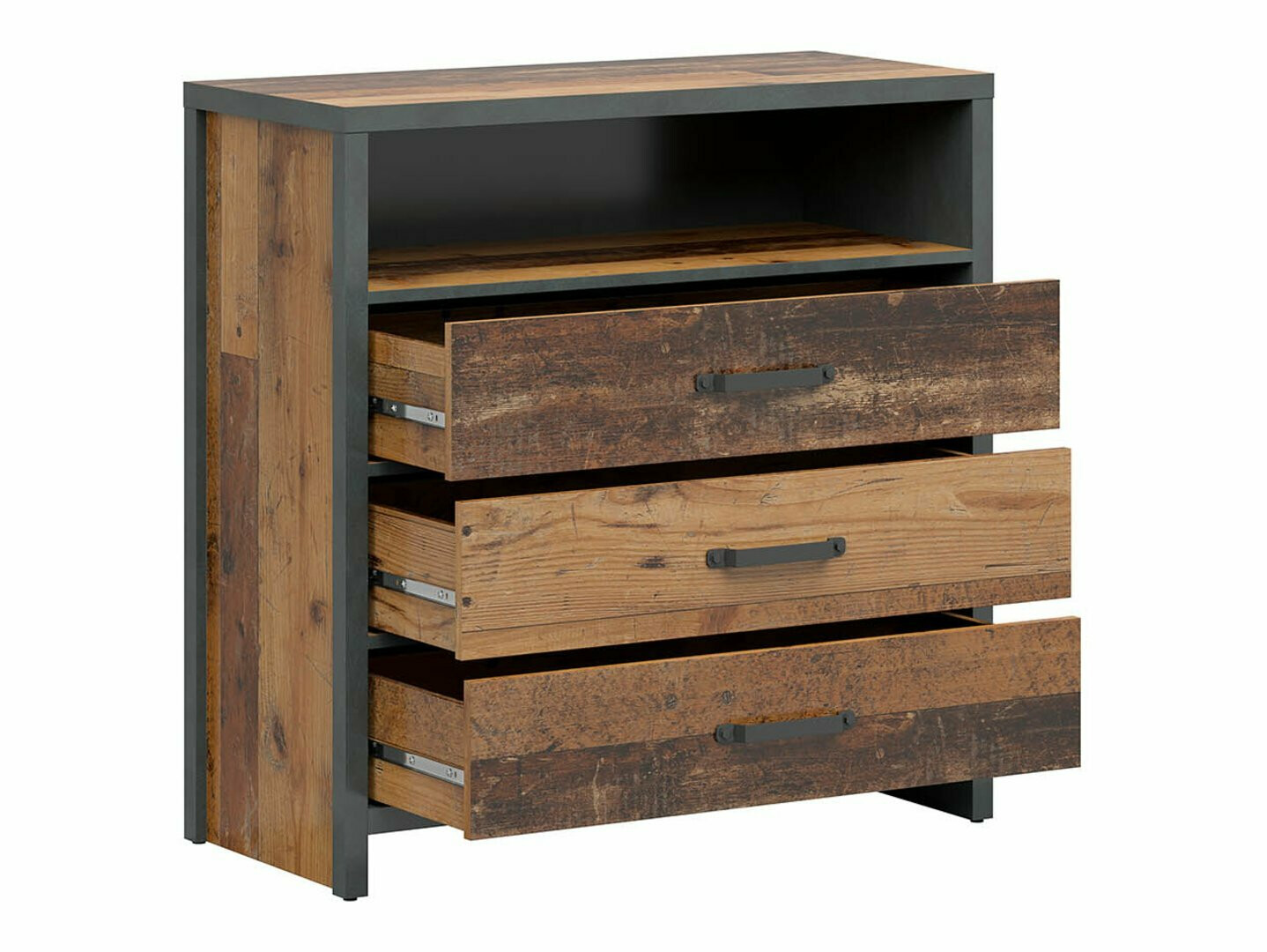 Chest of drawers Belsera 102 (Brown + Matera grey)