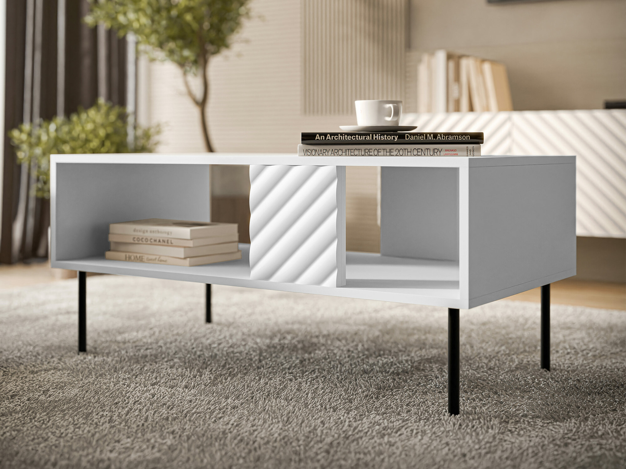 Coffee table Sillen (White)