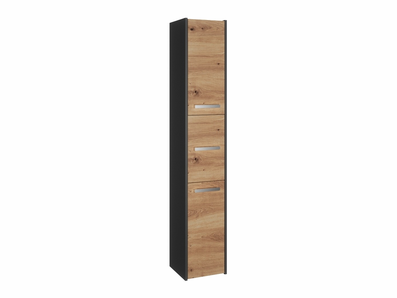Freestanding bathroom cabinet Mandeville 249 (Anthracite + Artisan oak)