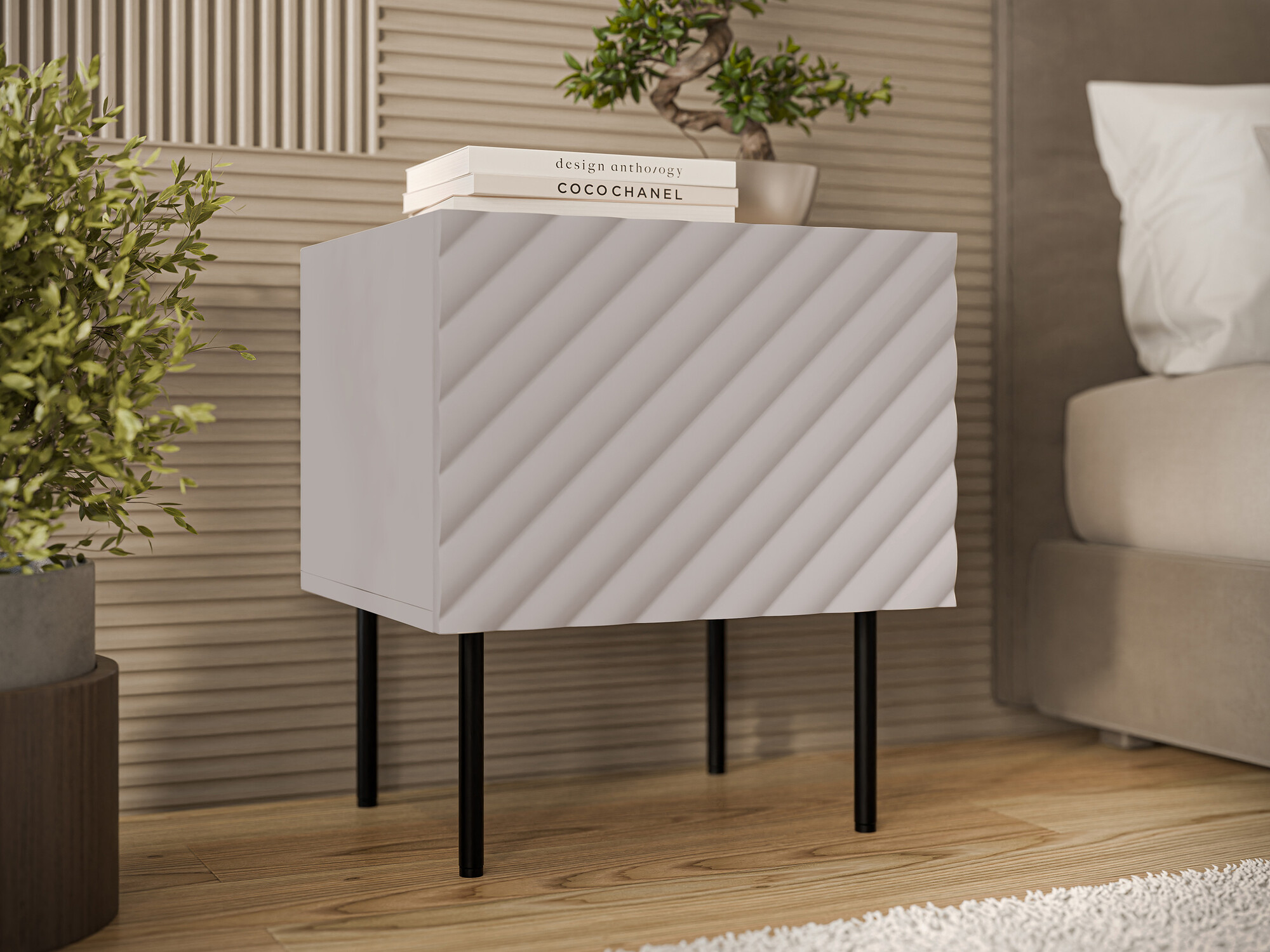 Set of bedside tables Sillen (Cashmere)