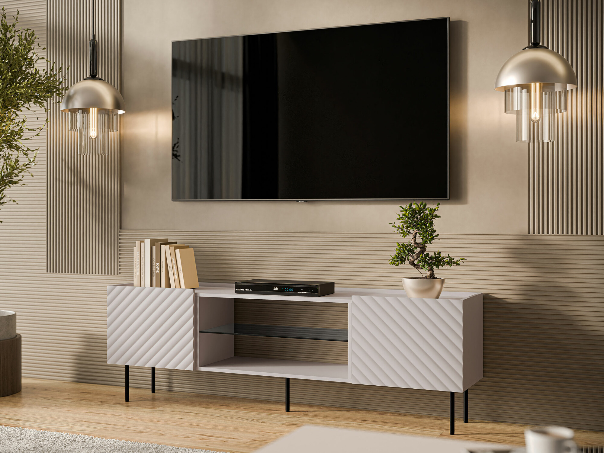TV stand Mortali 105 (Cashmere)