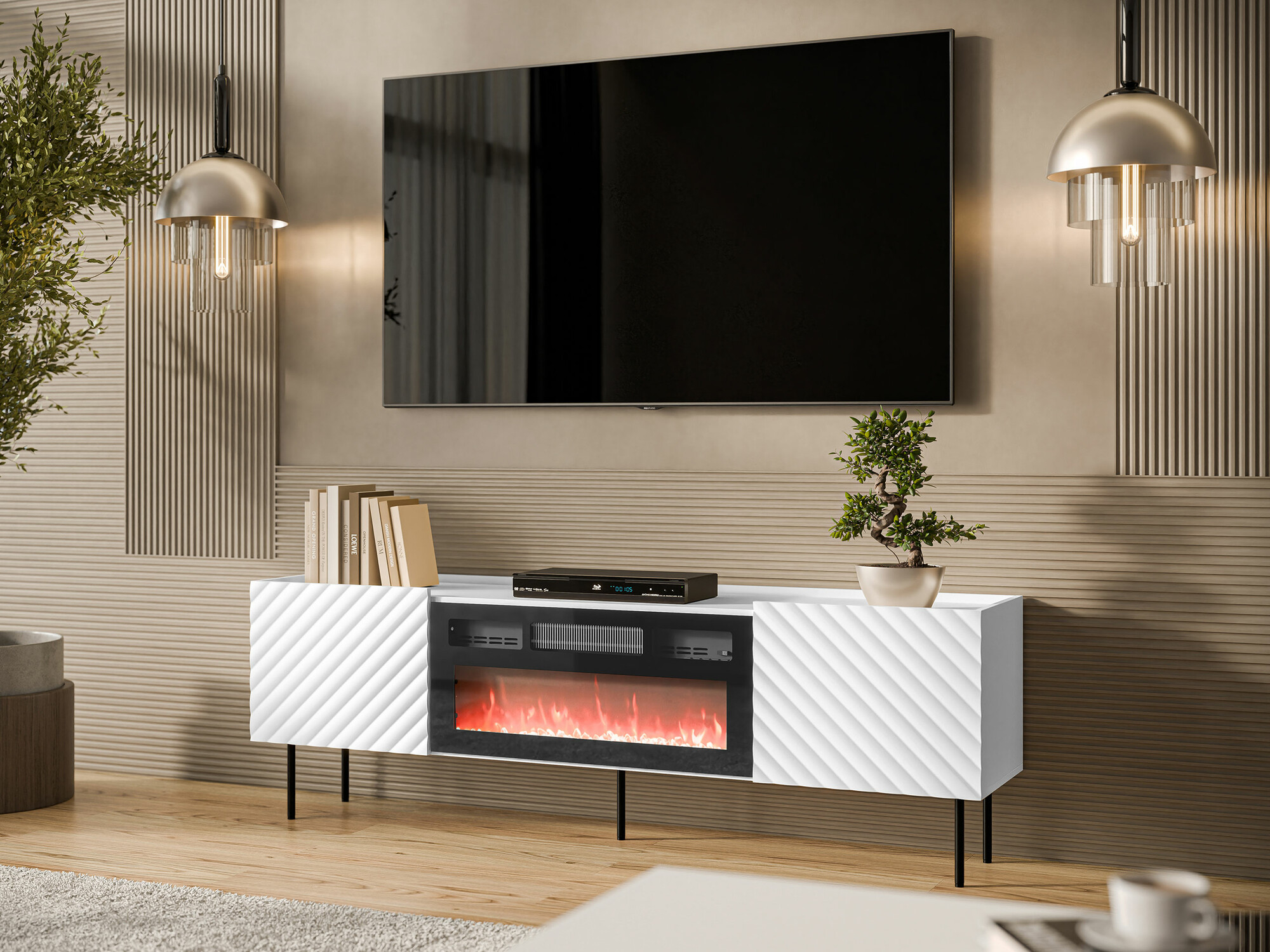 TV stand Mortali 106 (White)