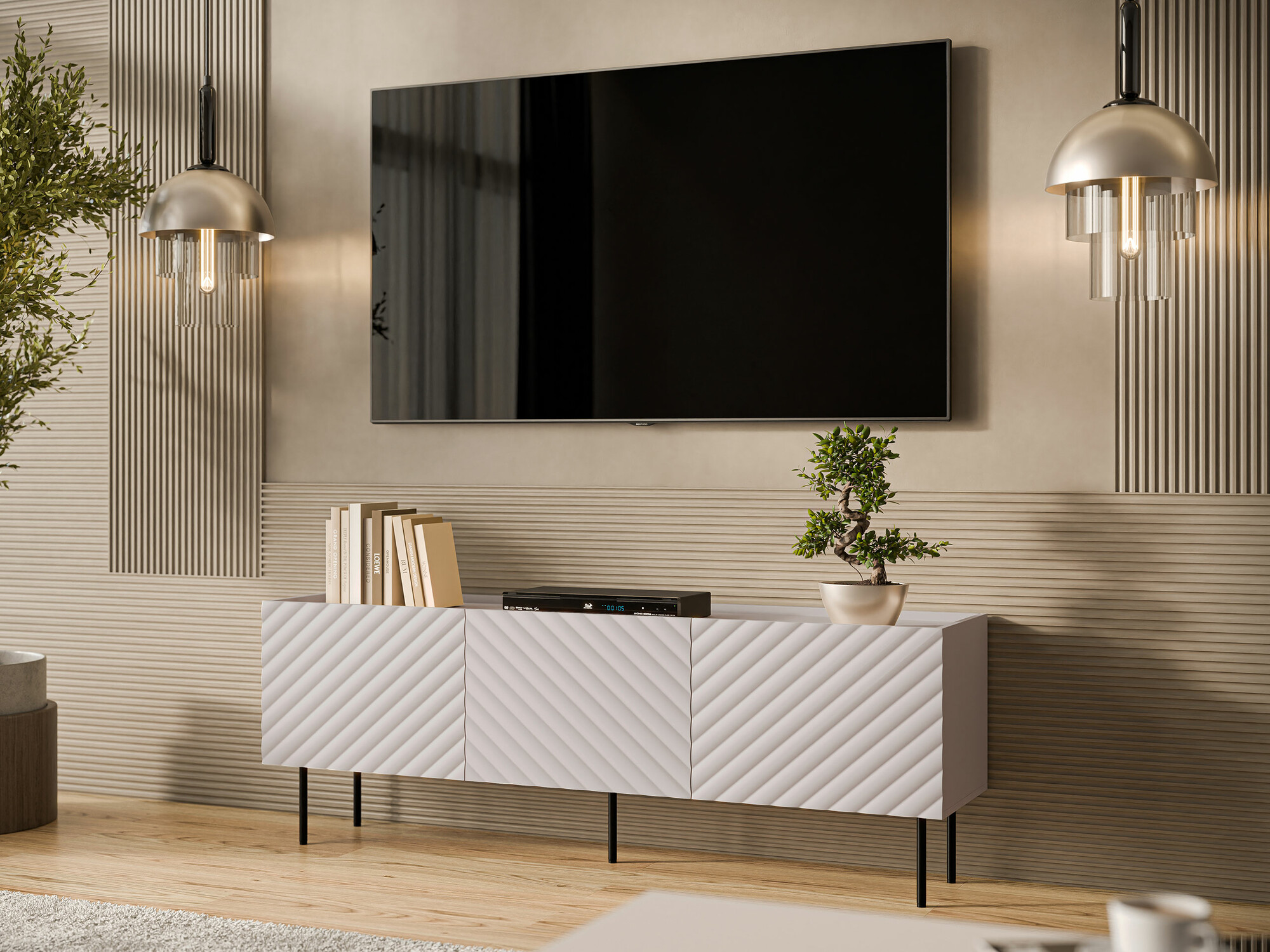 TV stand Sillen (Cashmere)