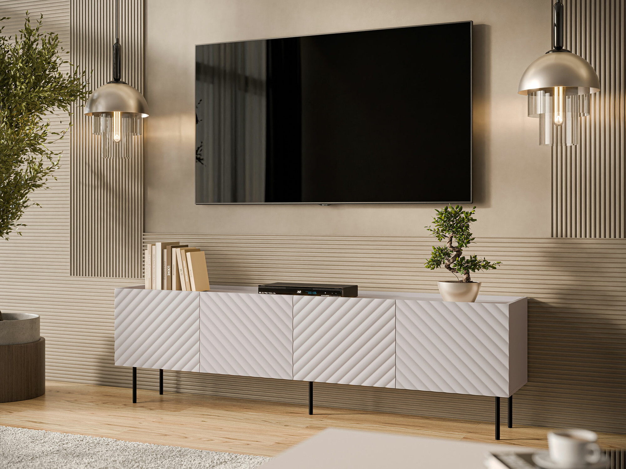 TV stand Sillen I (Cashmere)