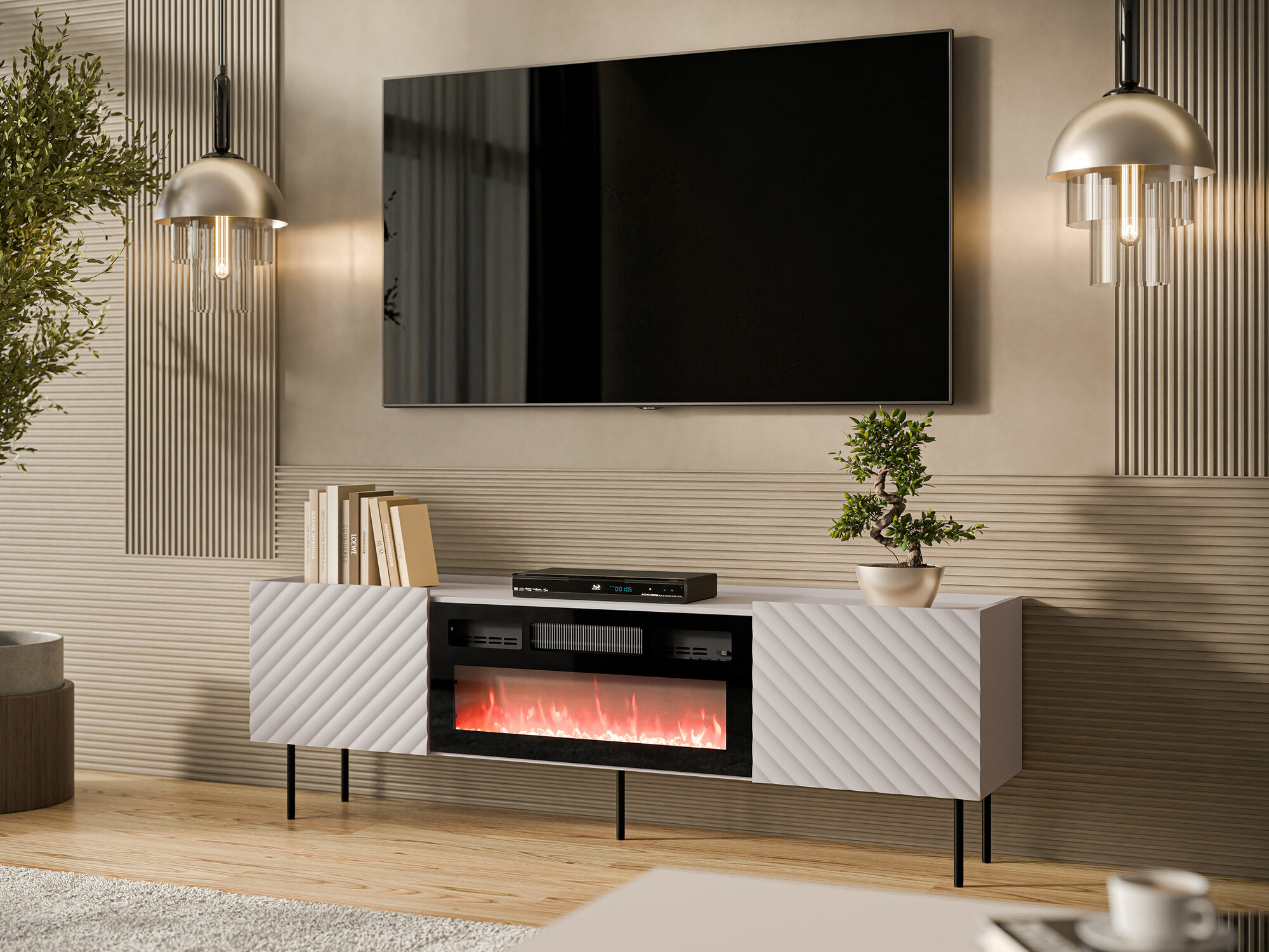 TV stand Sillen III (Cashmere)