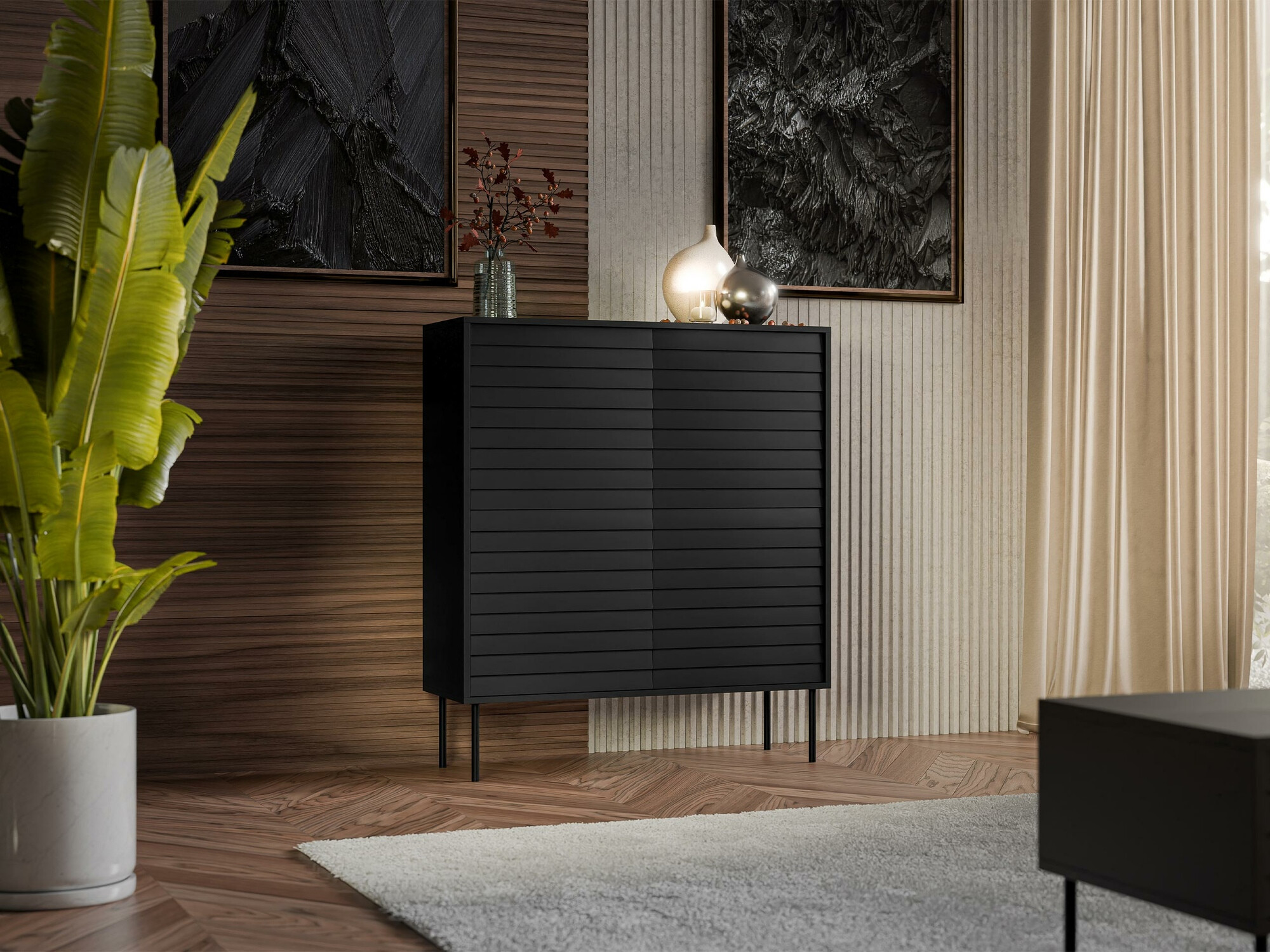 Sideboard Flosoru 100 (Black)