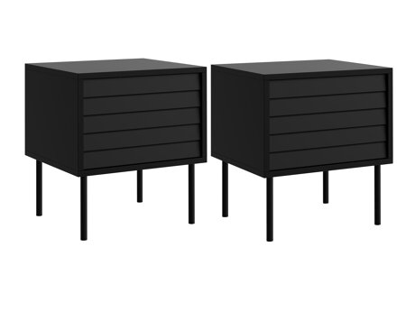 Set of bedside tables Flosoru 106 (Black)