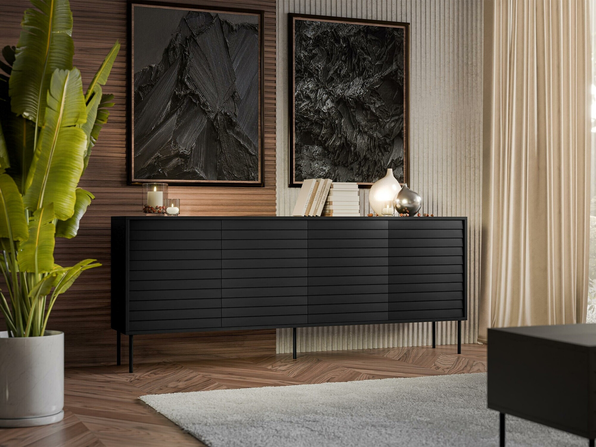 Sideboard Flosoru 102 (Black)
