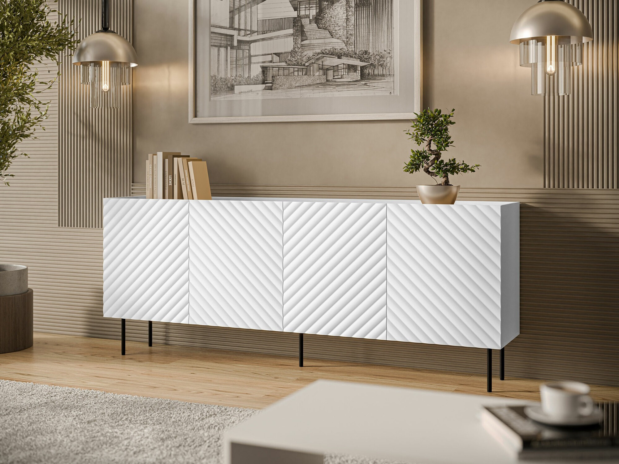 Sideboard Sillen I (White)