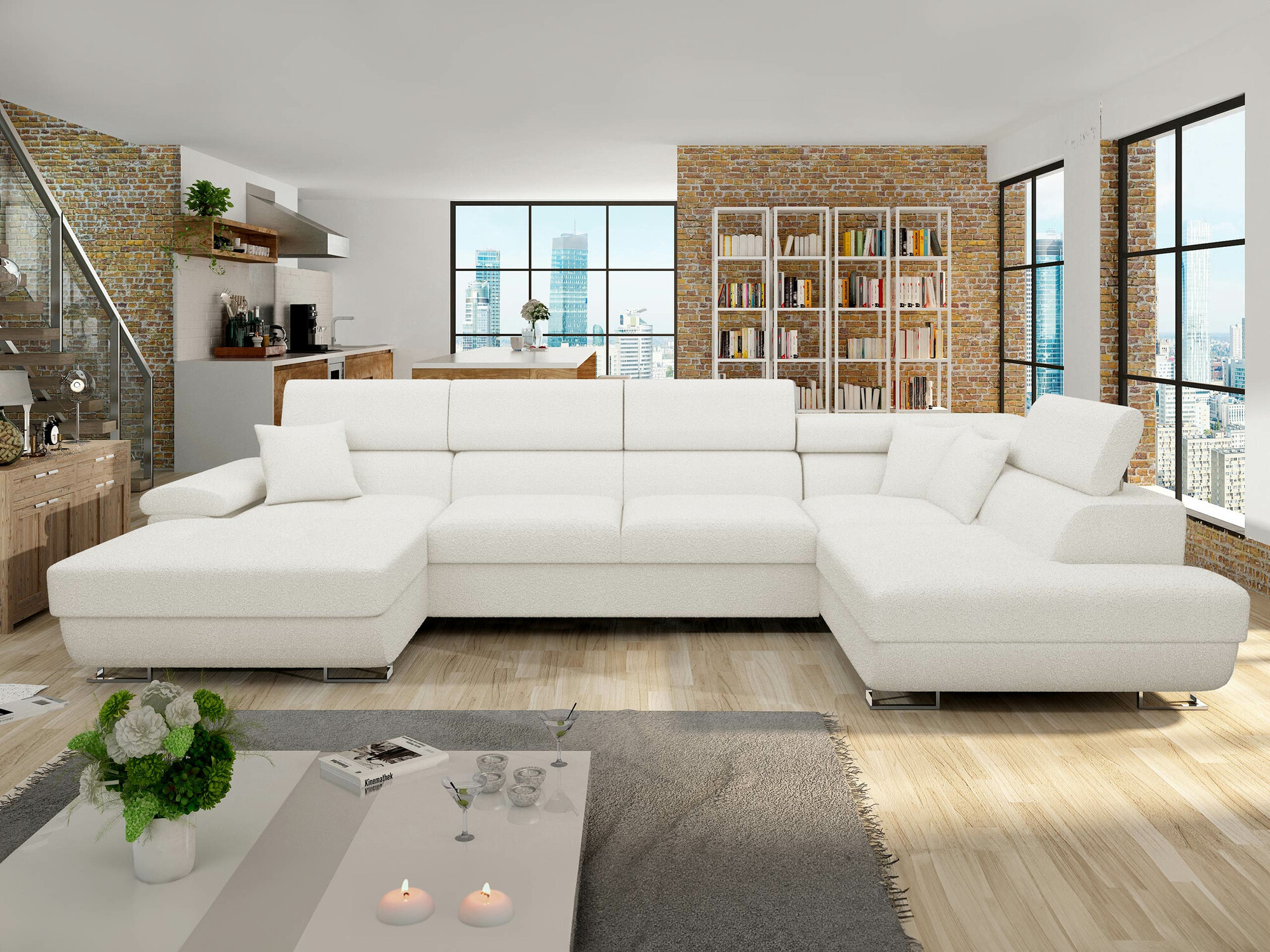 Corner sofa Comfivo Ruta V (Abriamo 04)