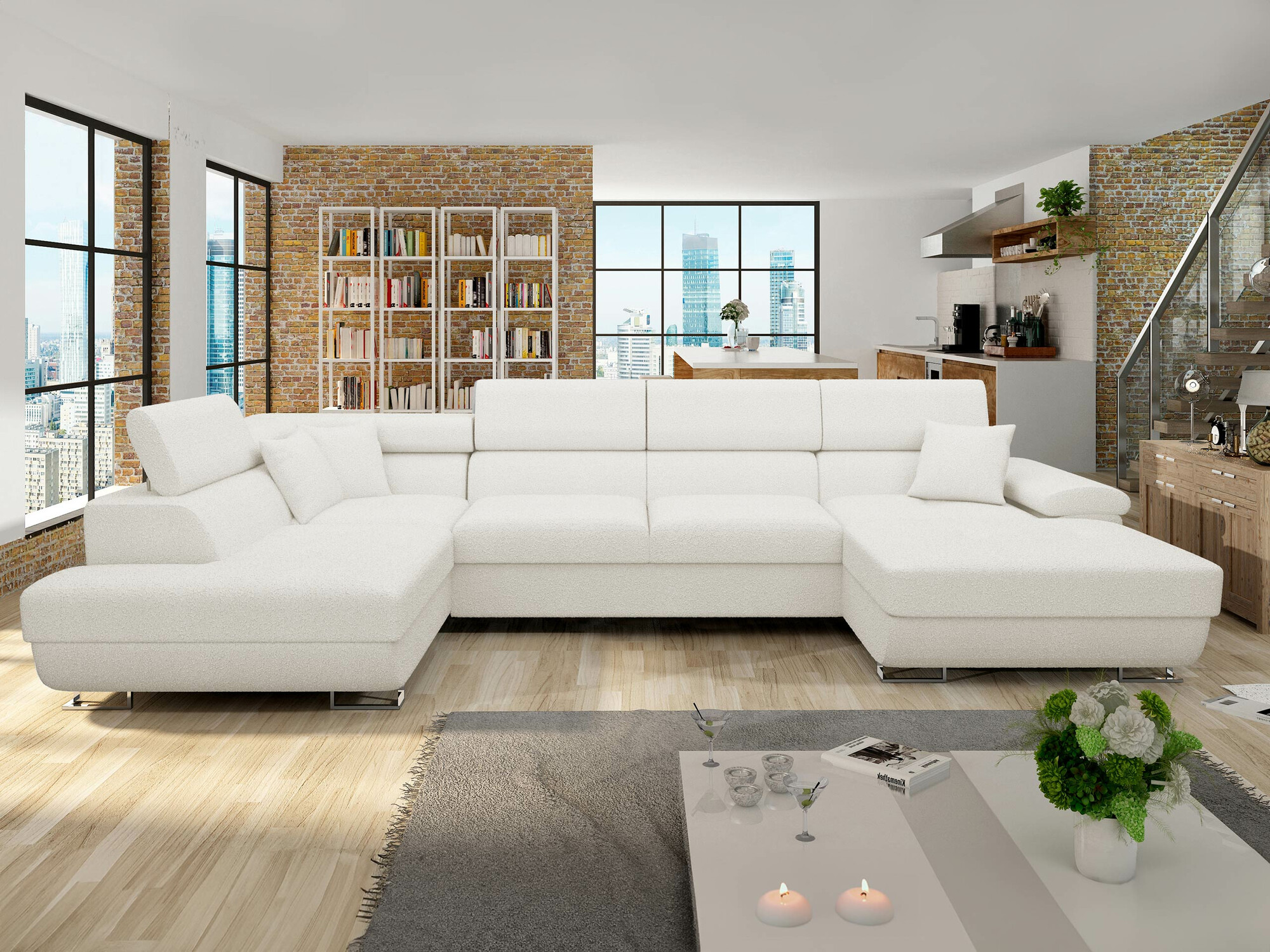 Corner sofa Comfivo Ruta V (Abriamo 04)