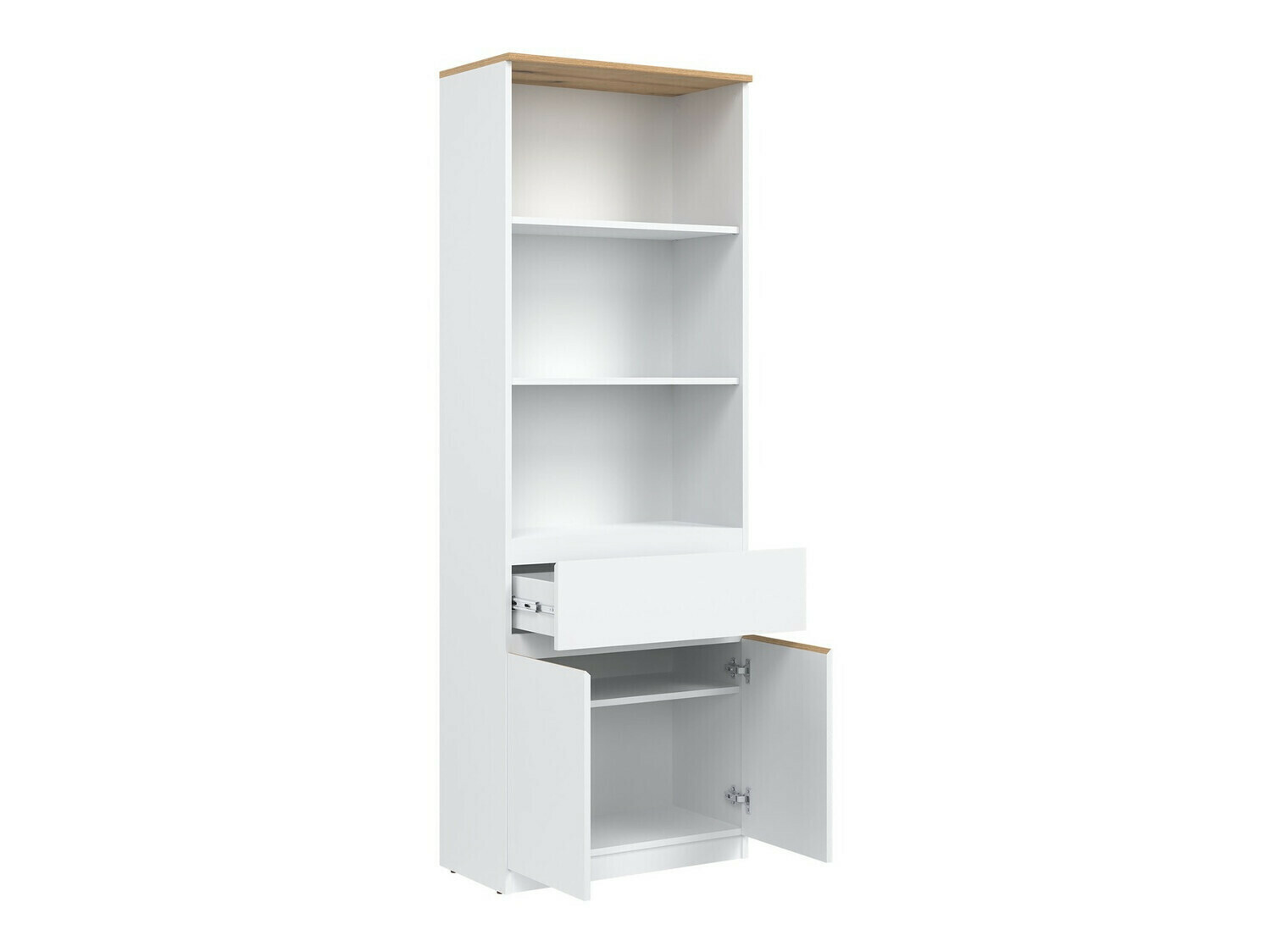 Home office set Catelbi 118 (White + Oak)