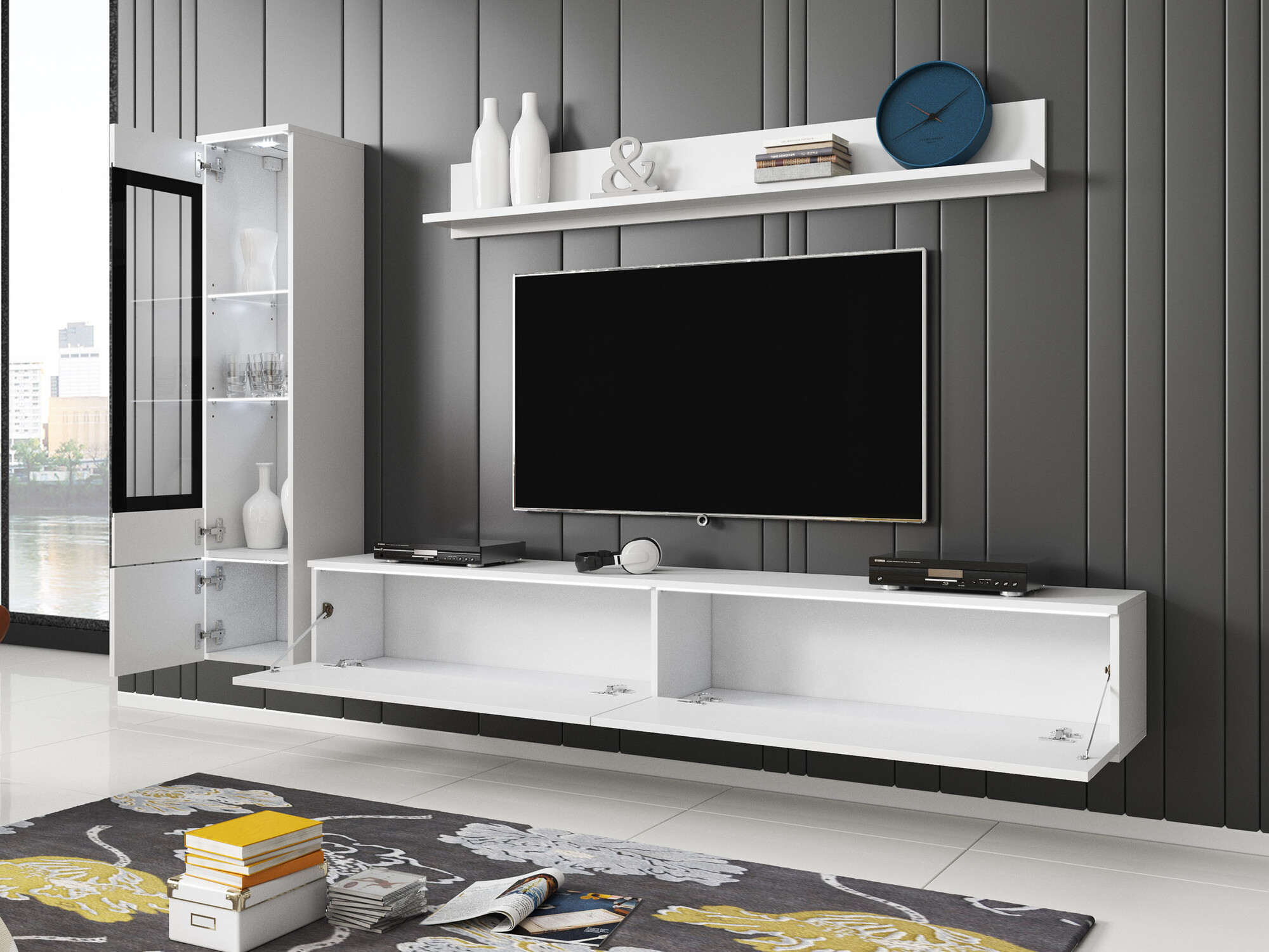 Living room set Mirfivo 100 (Graphite)