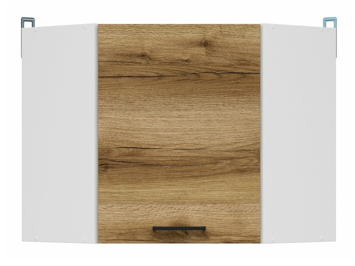 Modular wall-mounted corner cabinet Dela 105