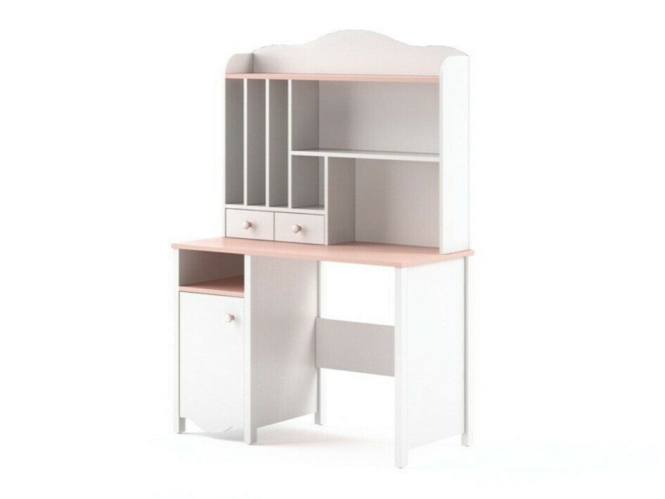 Desk Velferi 114 (White + Pink)