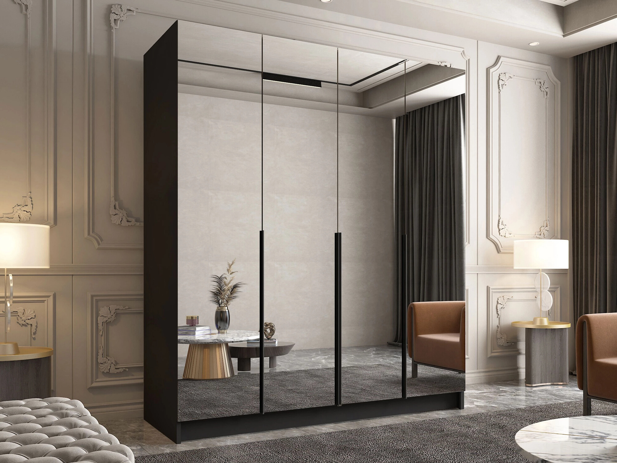 Wardrobe Closico 190 (Black)