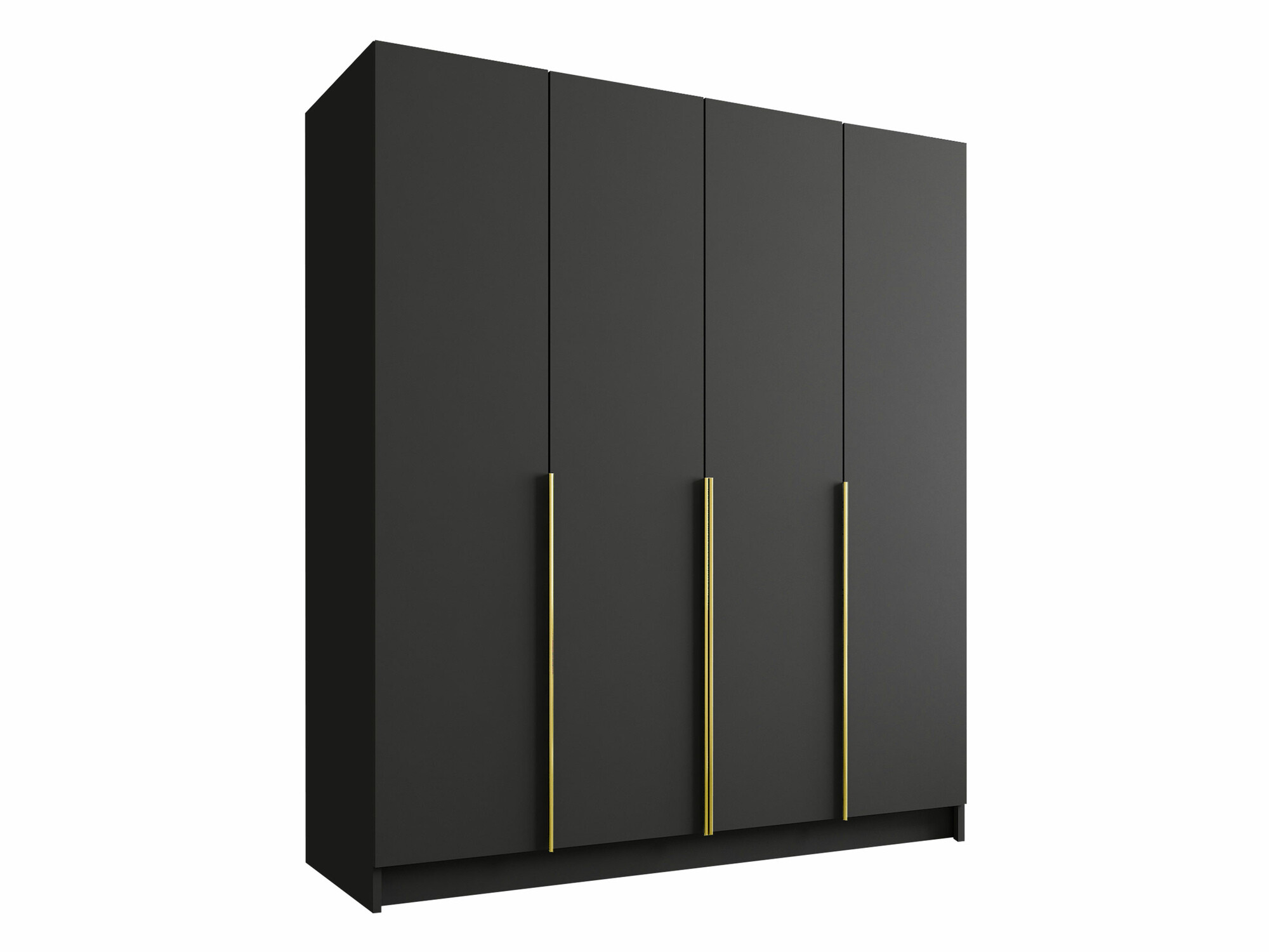 Wardrobe Closico Navor I (Black + Golden)