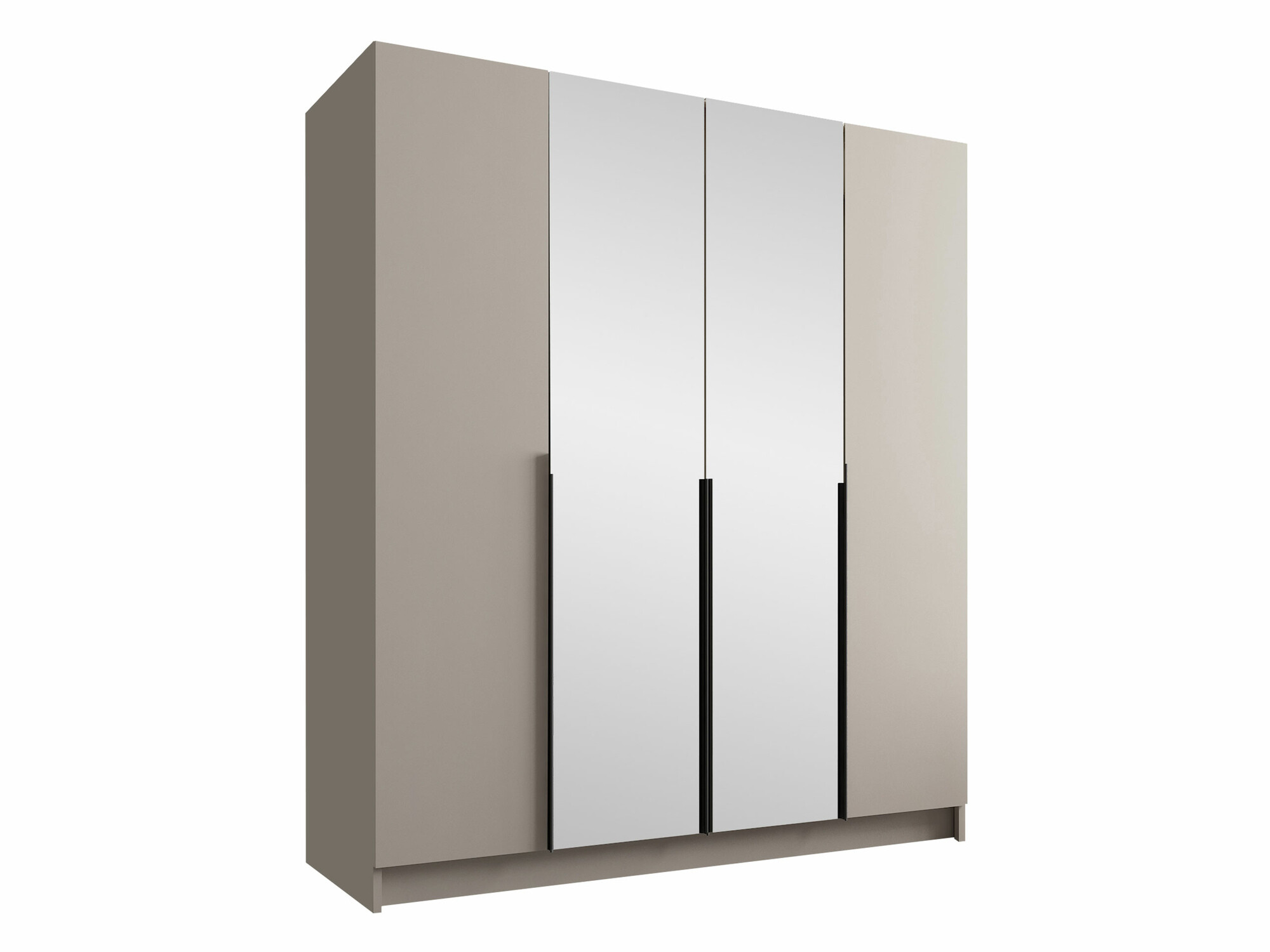 Wardrobe Closico Navor II (Cashmere + Black)