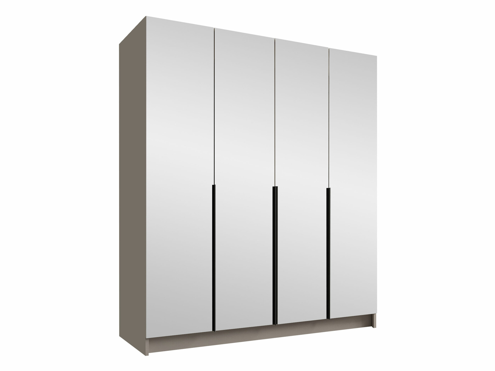 Wardrobe Closico Navor III (Cashmere + Black)