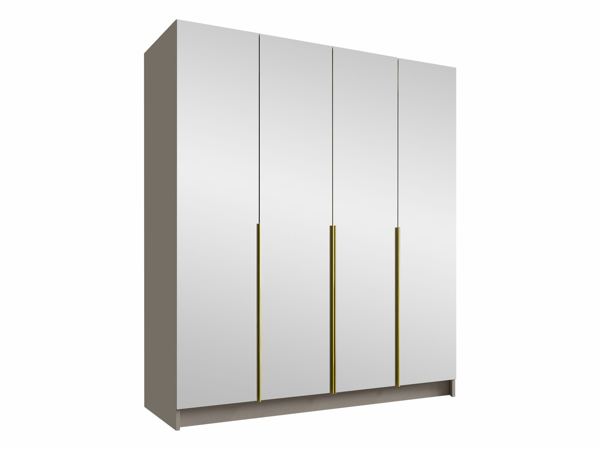 Wardrobe Closico Navor III (Cashmere + Golden)