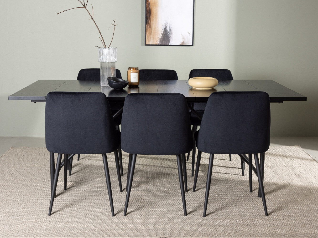 Dining set Dallas 3960 (Black)