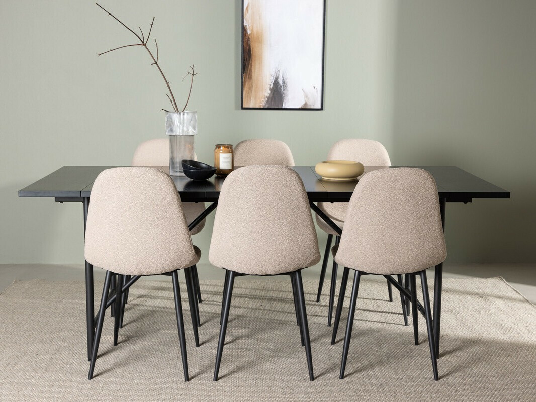 Dining set Dallas 3964 (Beige + Black)