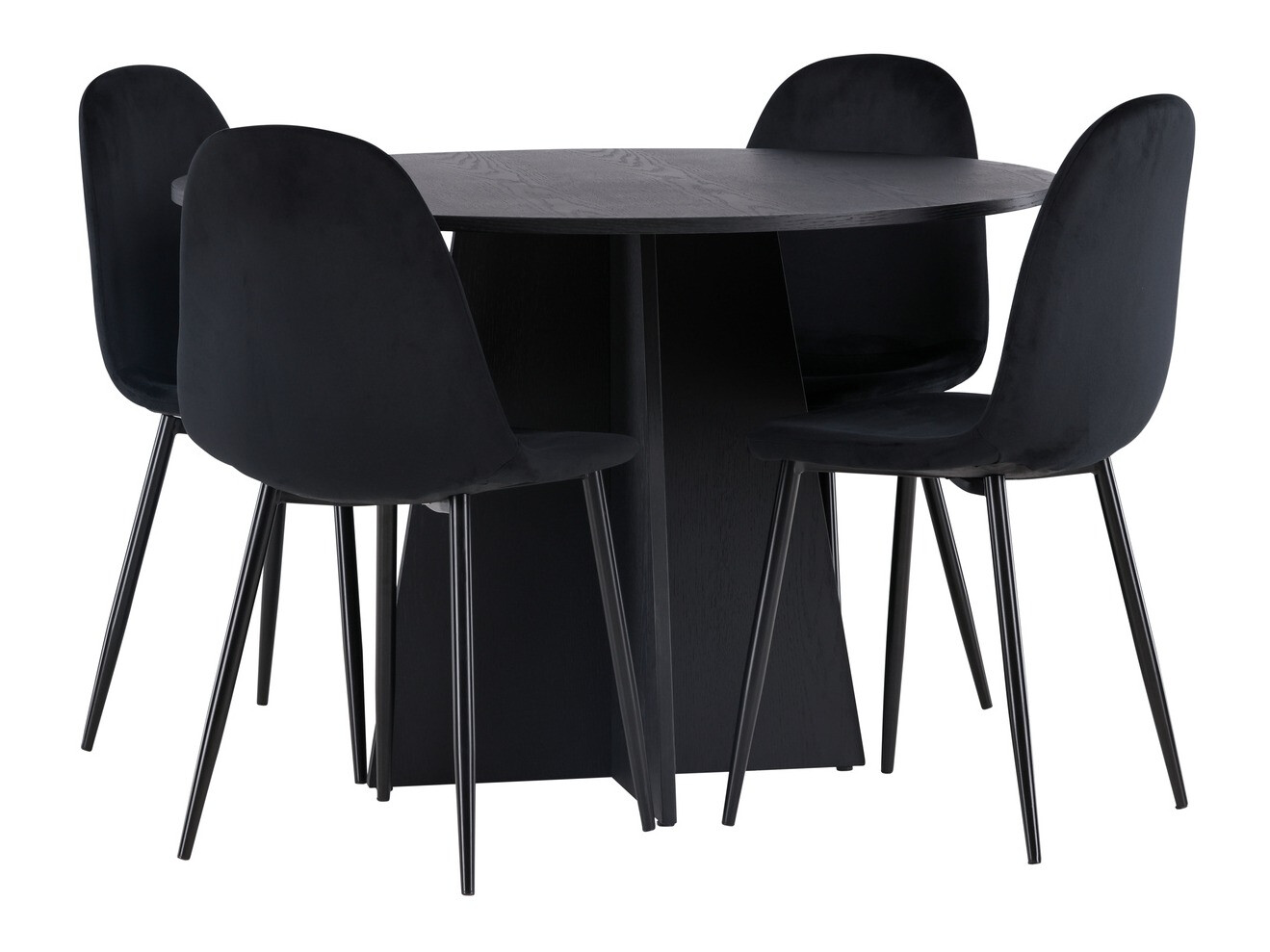 Dining set Dallas 4008 (Black)