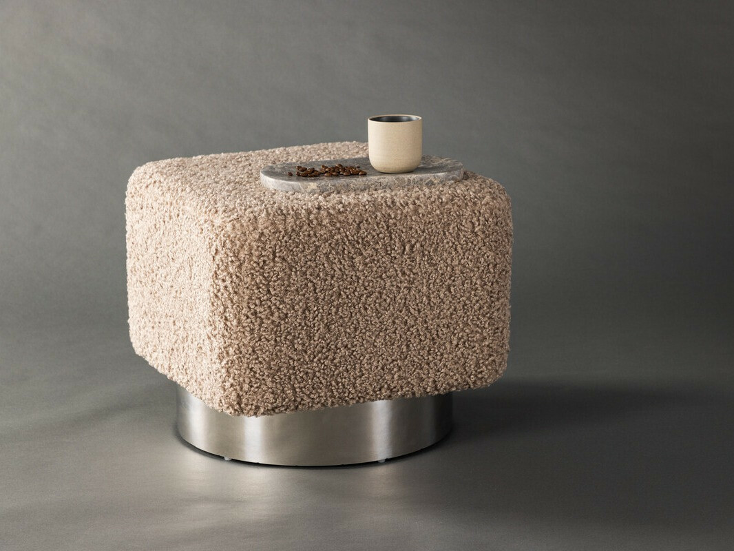 Ottoman Dallas 4219 (Brown + Silver)