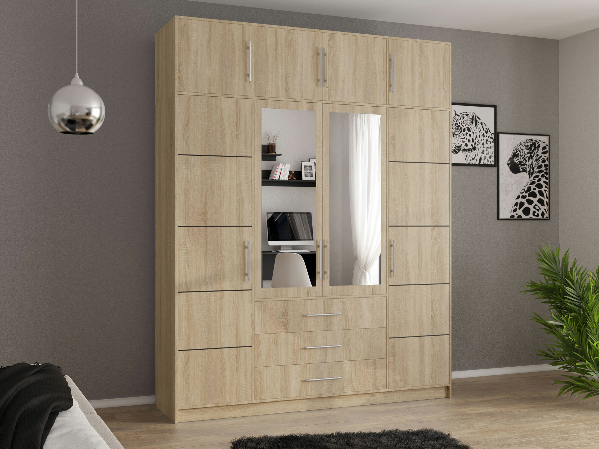 Wardrobe Dortivu I (Sonoma oak)
