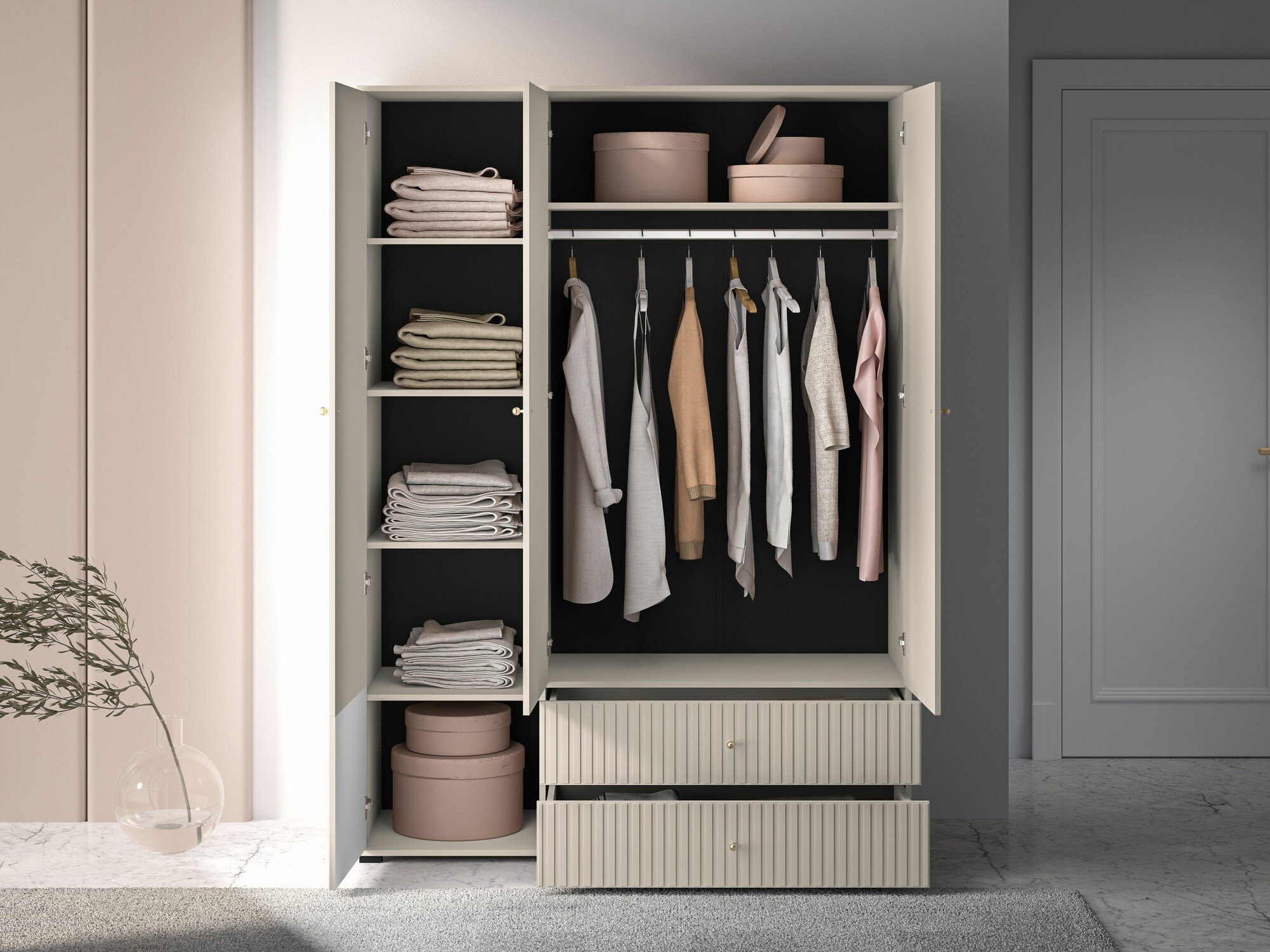 Wardrobe Marmeli 123