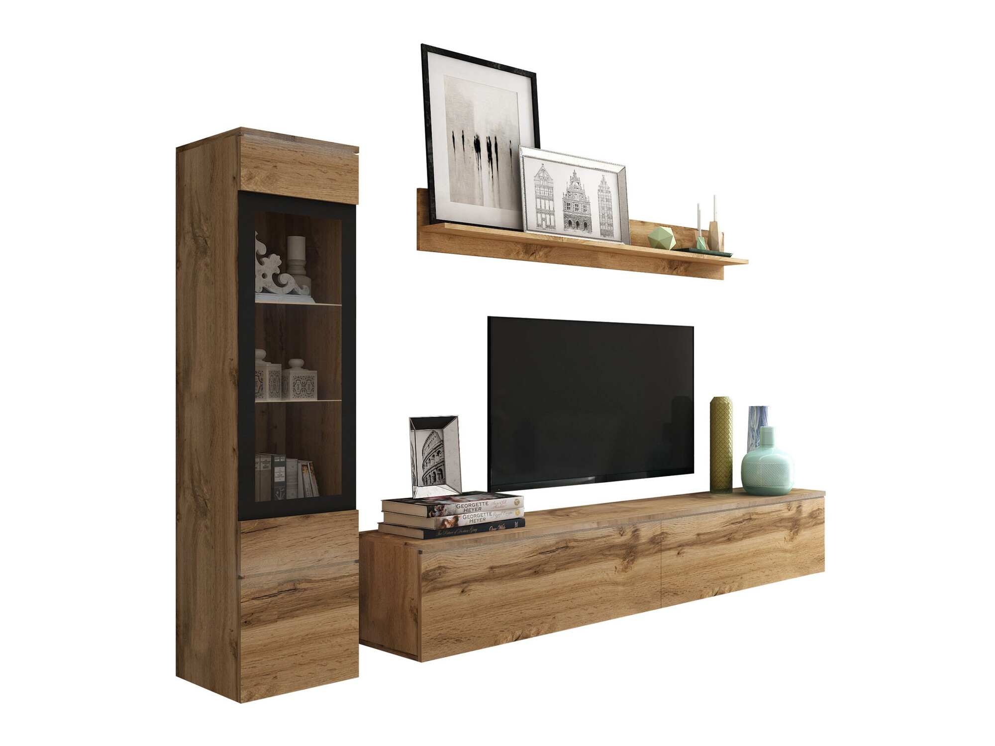 Living room set Mirfivo 100 (Wotan Oak)