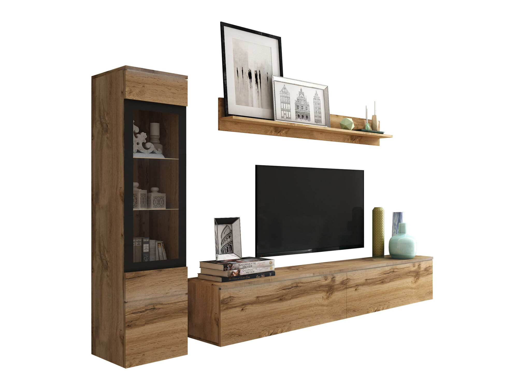 Living room set Mirfivo 100 (Wotan Oak)