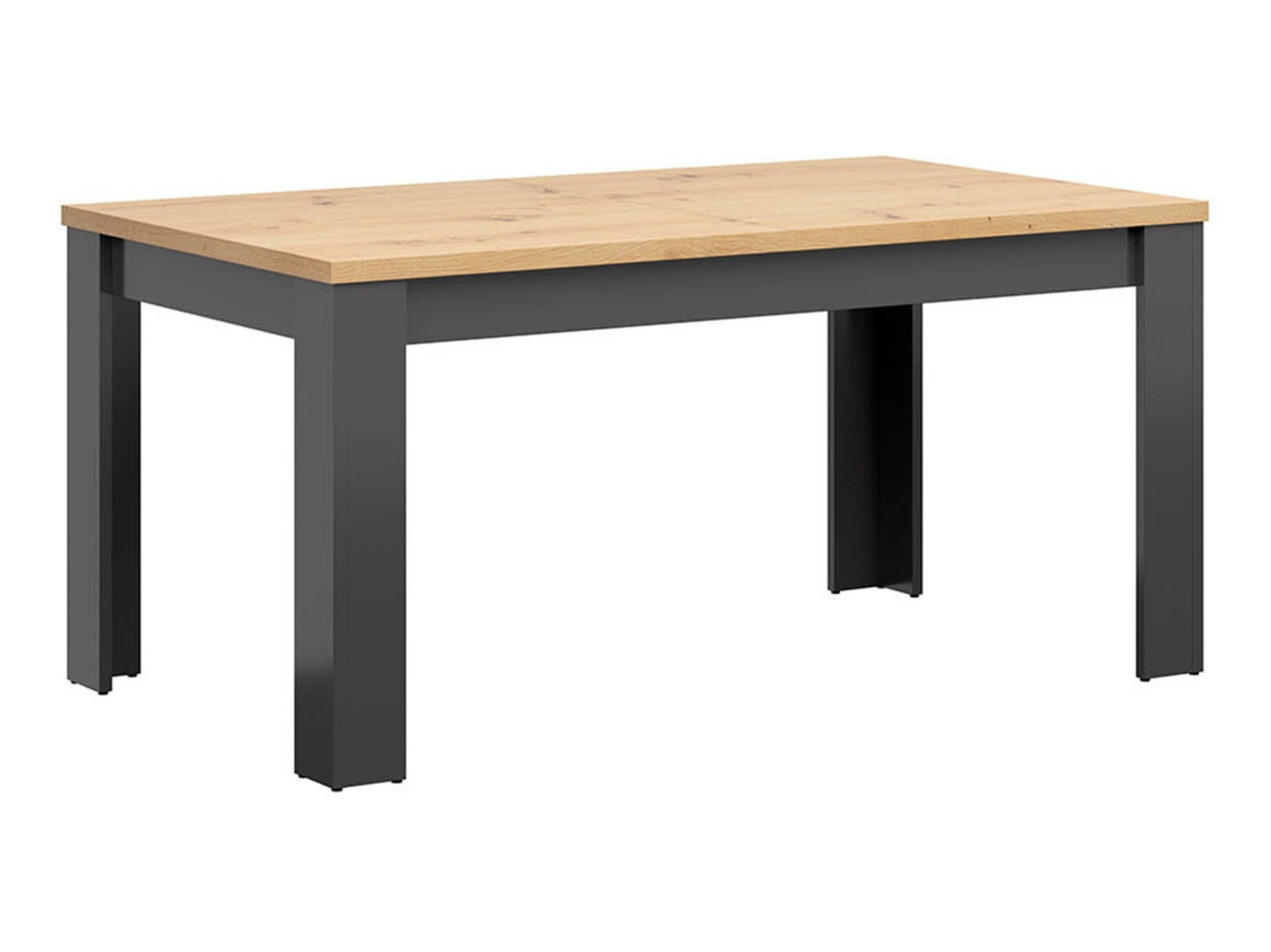 Table Sordoro 122 (Graphite + Artisan oak)