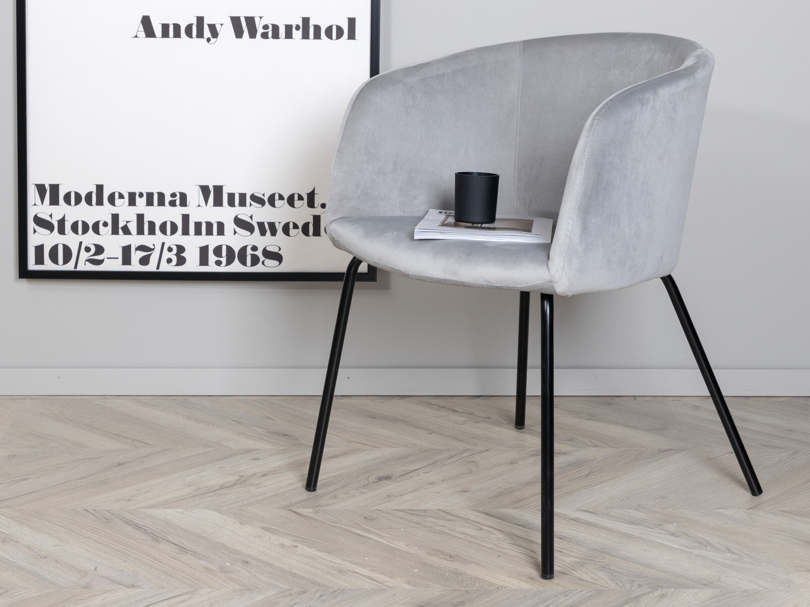 Chair Dallas 2603 (Grey + Black)