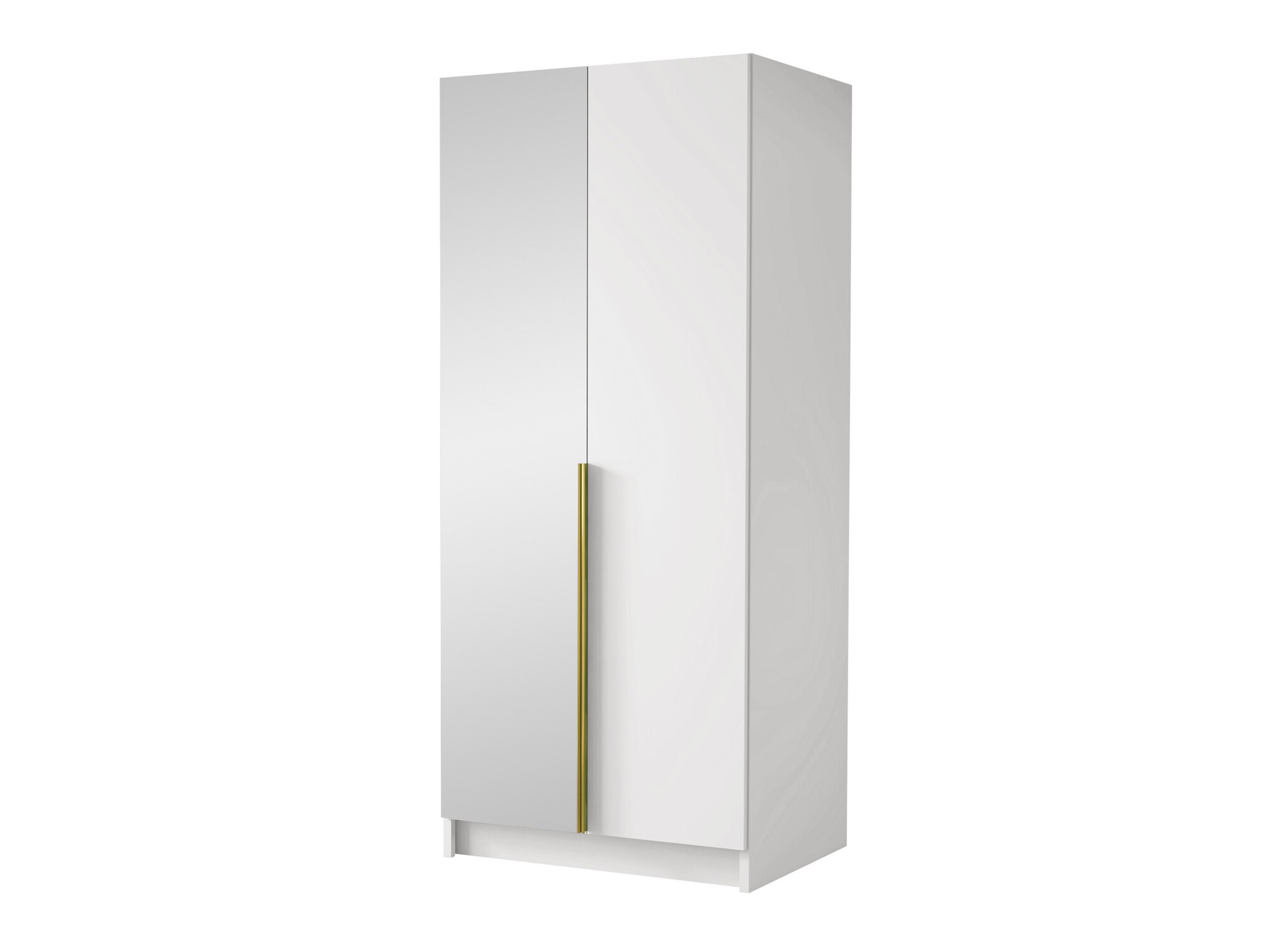 Wardrobe Closico Staton II (White + Golden)