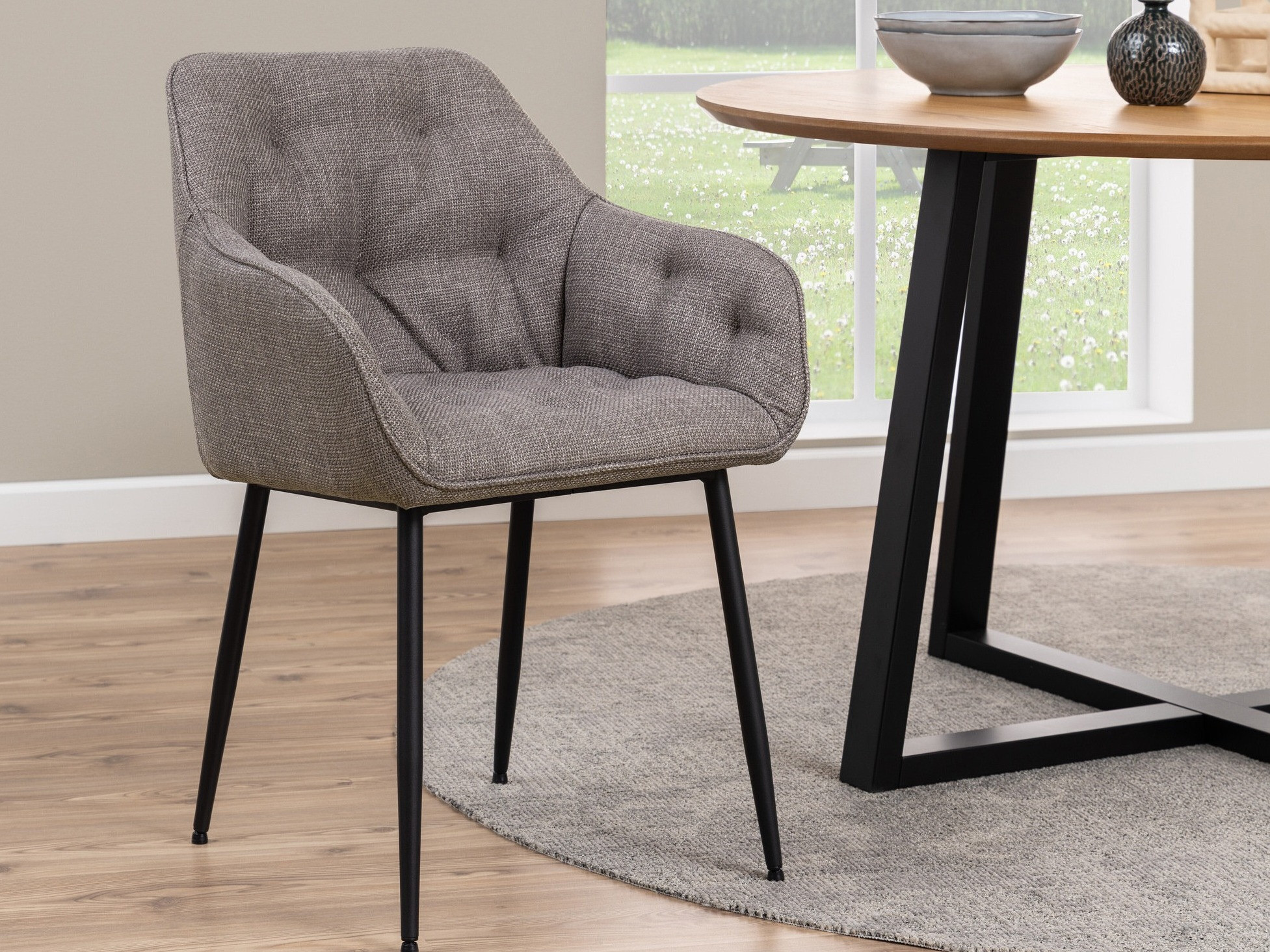 Chair Norsica 323 (Brown grey)