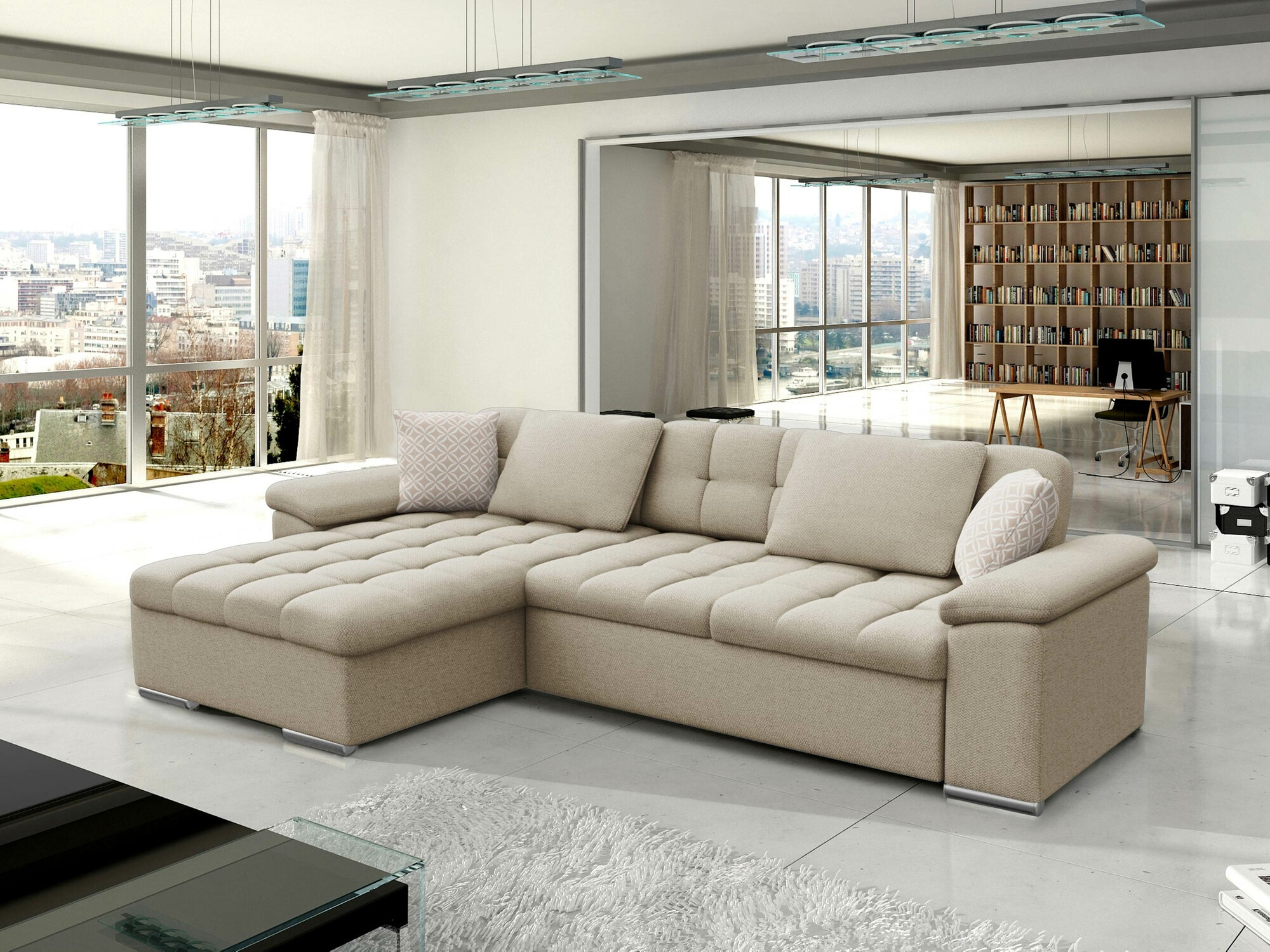 Corner sofa Comfivo Mica II (Matana 17 + Evo 27)