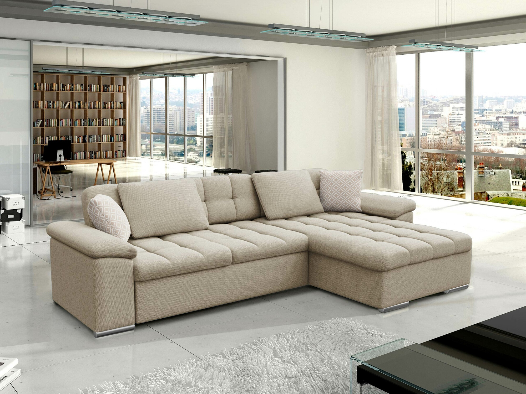 Corner sofa Comfivo Mica II (Matana 17 + Evo 27)