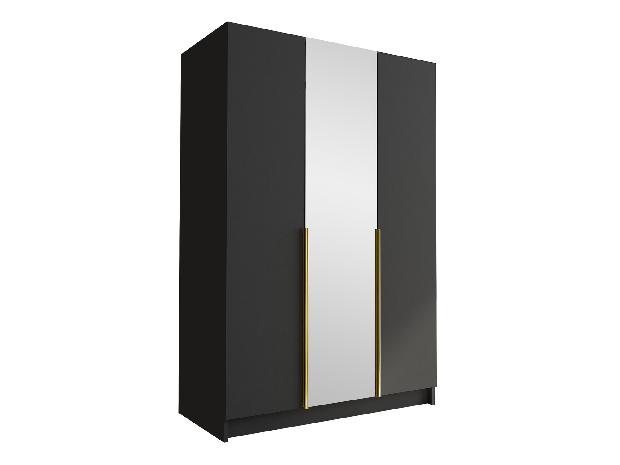 Wardrobe Closico Decoron II (Black + Golden)