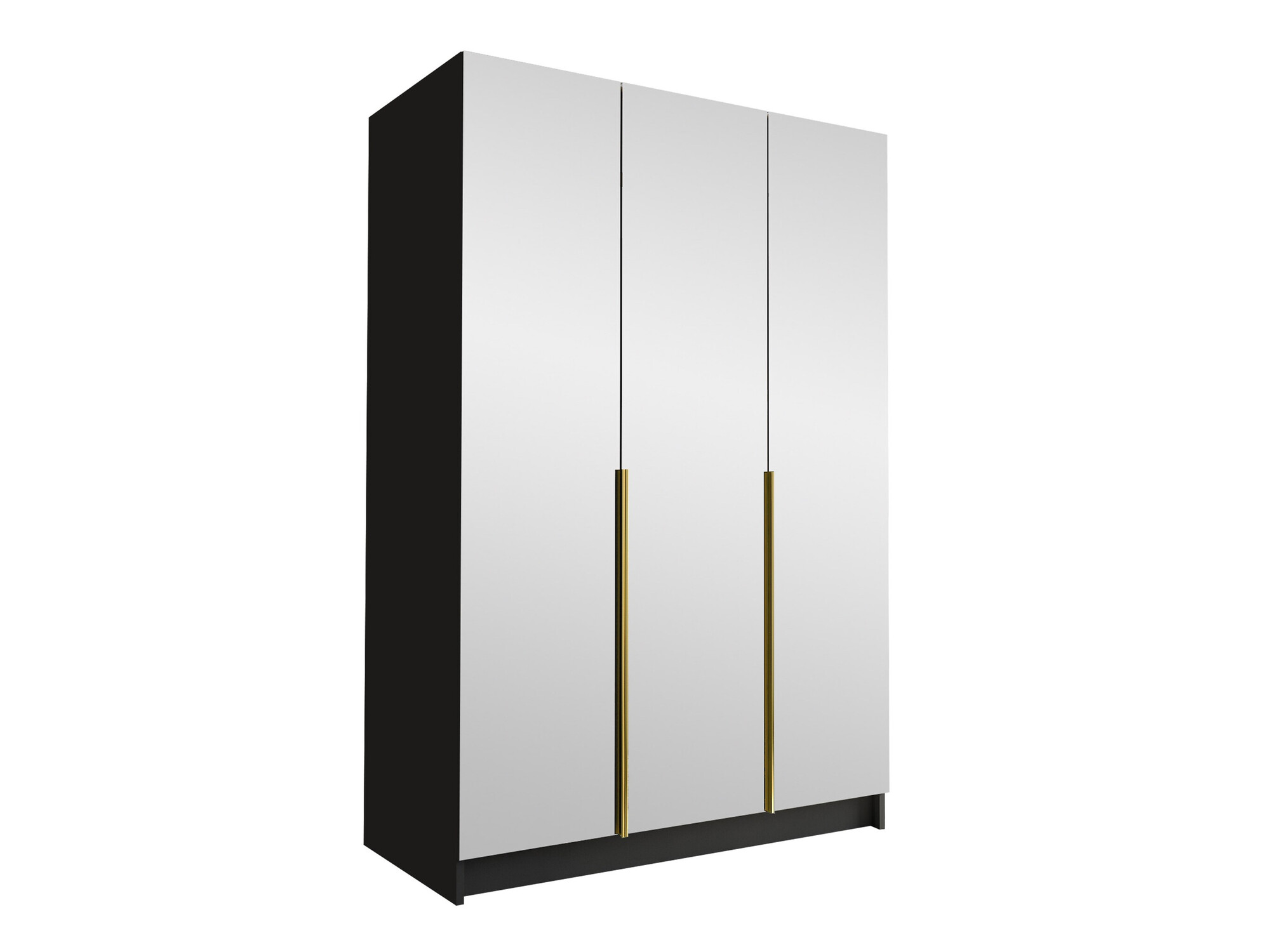 Wardrobe Closico Decoron III (Black + Golden)